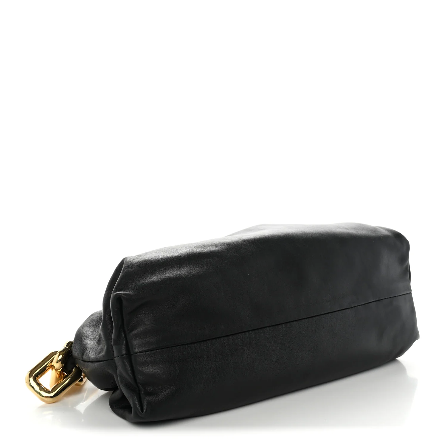 Bottega Veneta Calfskin The Pouch Chain Black - Image 4