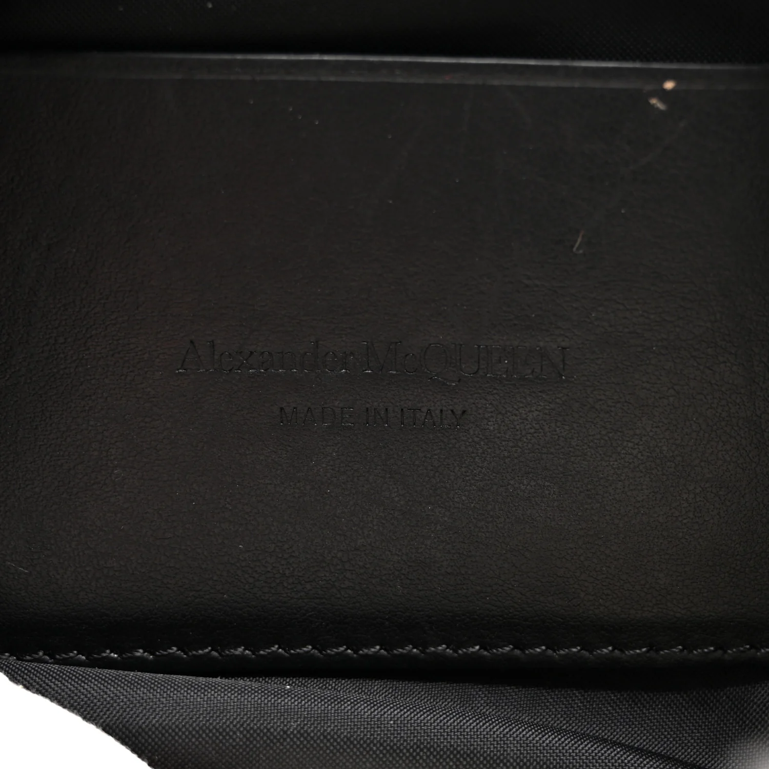 Alexander McQueen Jacquard Skull Belt Bag Black White - Image 6