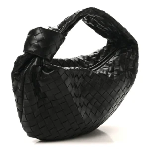 Bottega Veneta Nappa Intrecciato Teen Jodie Hobo Black