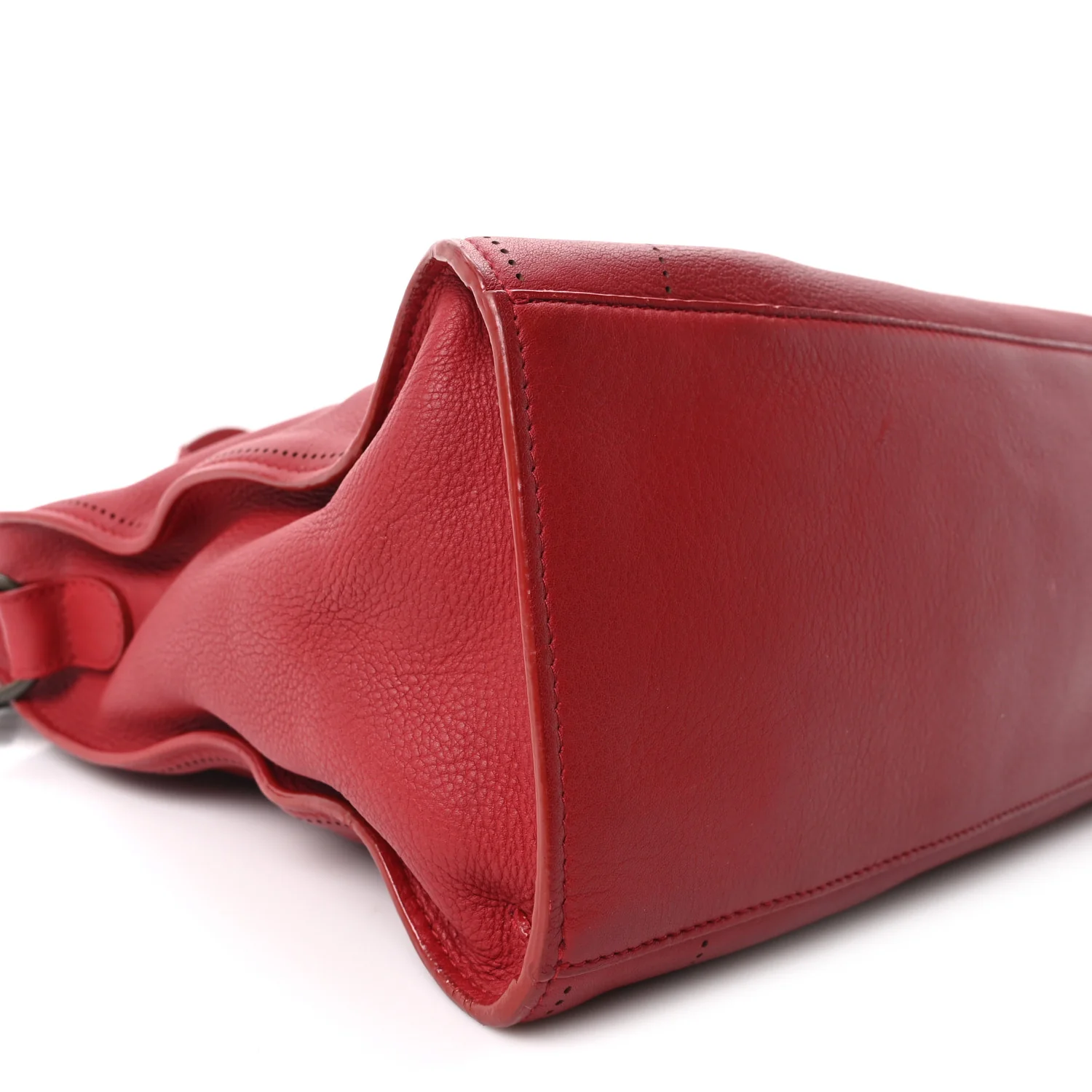 Balenciaga Veau Soyeux Perforated Blackout City Rouge Groseille - Image 9