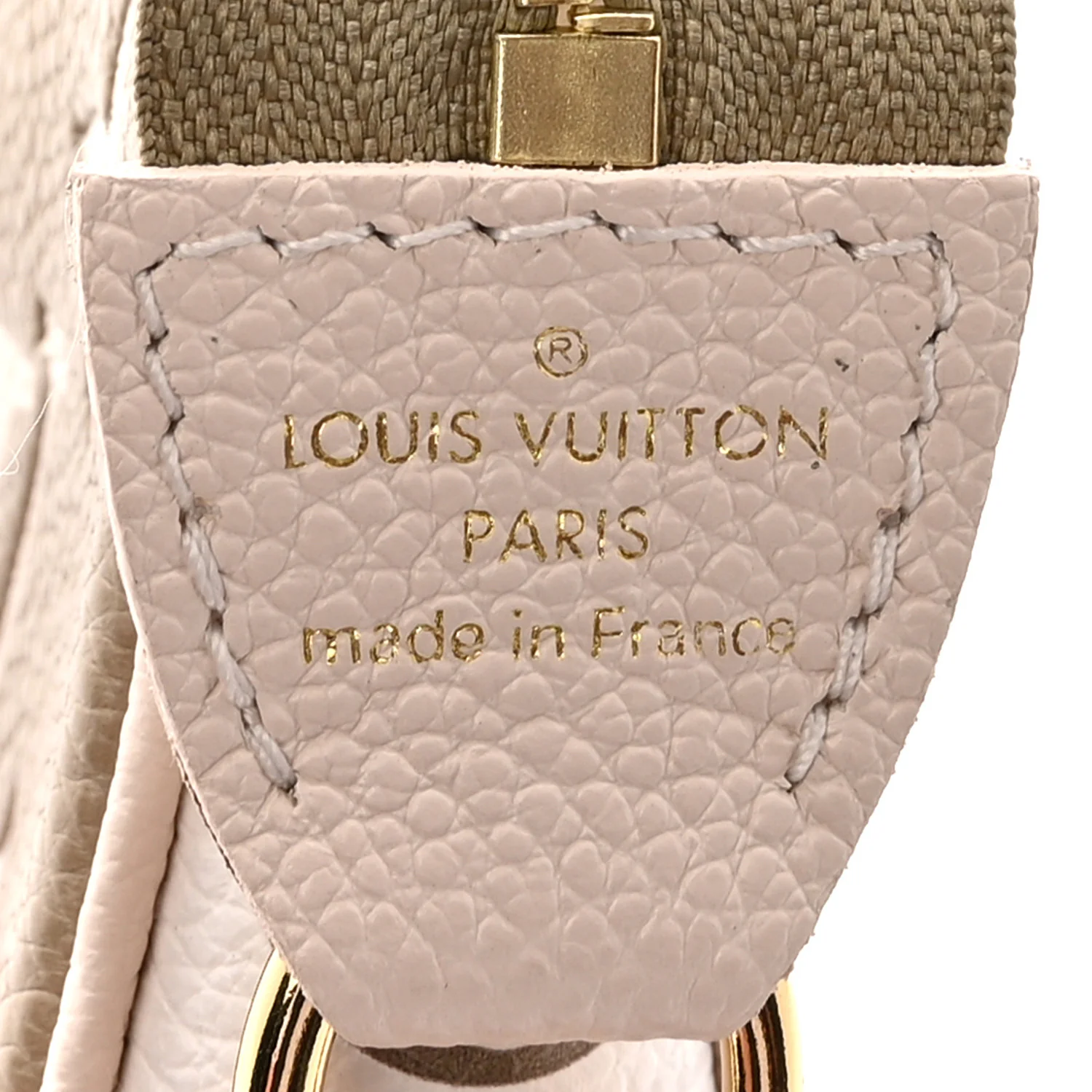 Louis Vuitton Empreinte Spring in the City Mini Pochette Accessories Kaki Beige Cream - Image 6