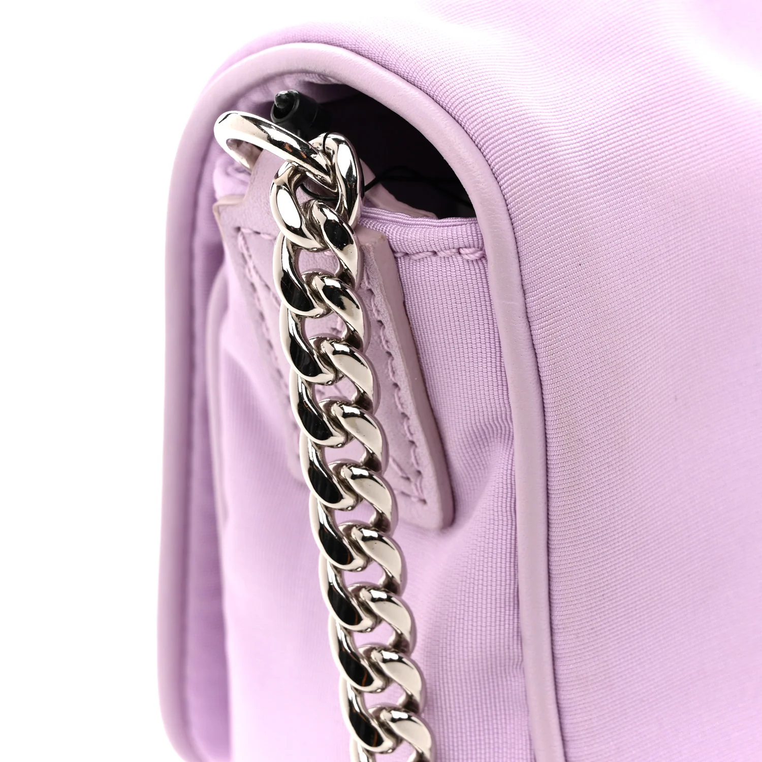 Alexander McQueen Nylon Skull Camera Crossbody Bag Lilac - Image 11