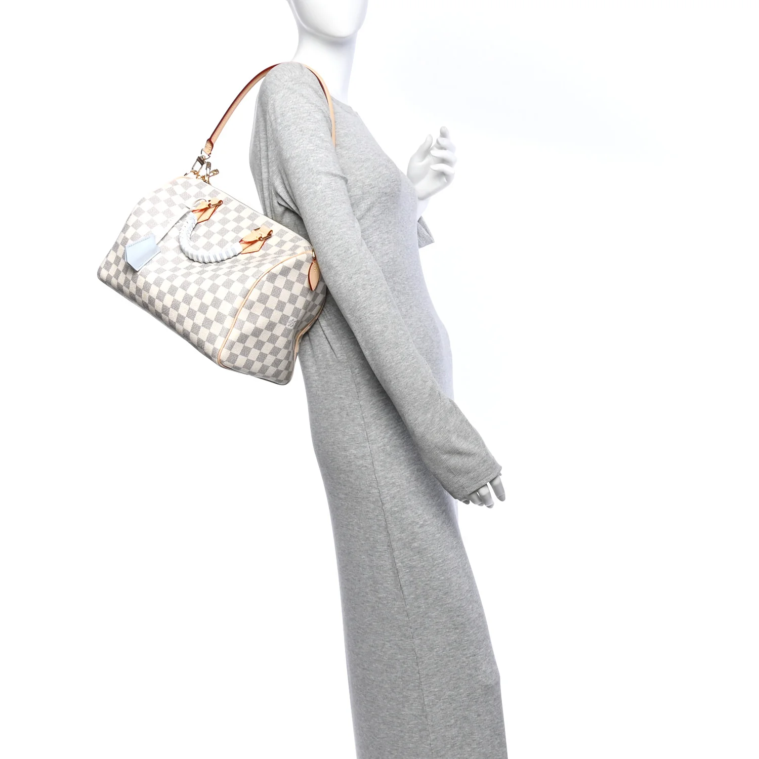 Louis Vuitton Damier Azur Braided Speedy Soft 30 Bleu Olympe - Image 2