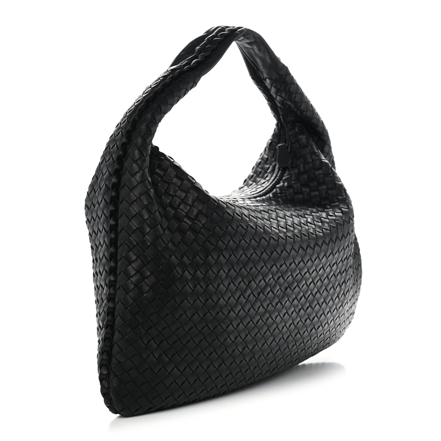 Bottega Veneta Nappa Intrecciato Large Veneta Hobo Black - Image 3