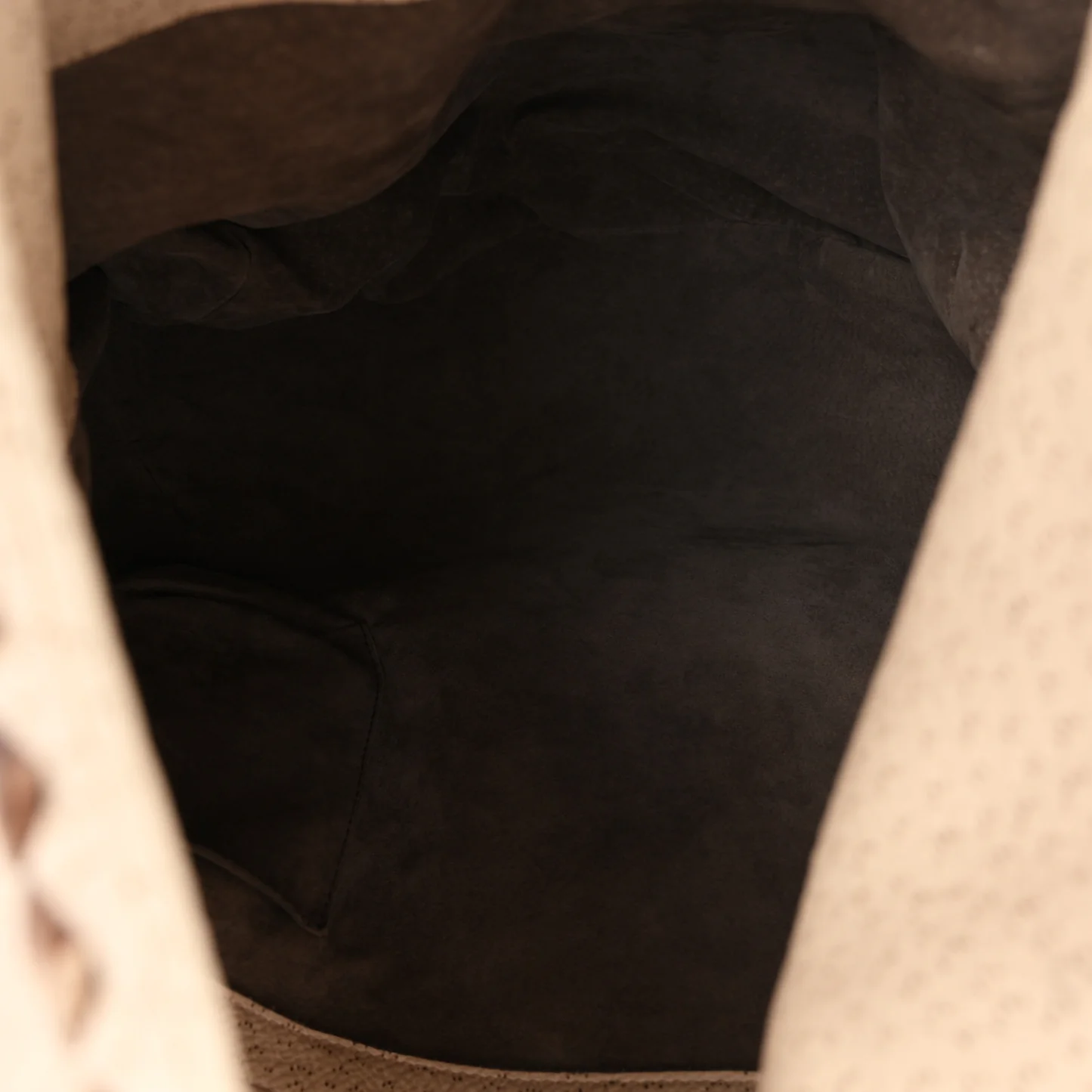 Bottega Veneta Cervo Deerskin Perforated Pekary Hobo Cream - Image 5