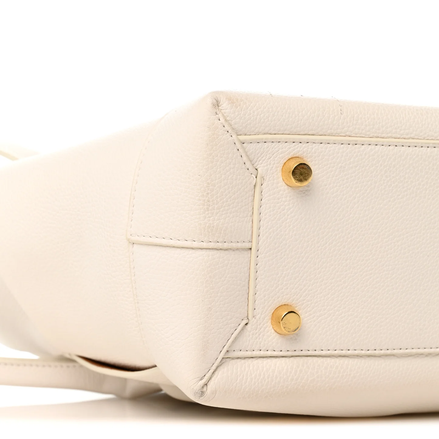 Bottega Veneta French Calfskin Maxi Intrecciato Medium Arco Bianco - Image 9