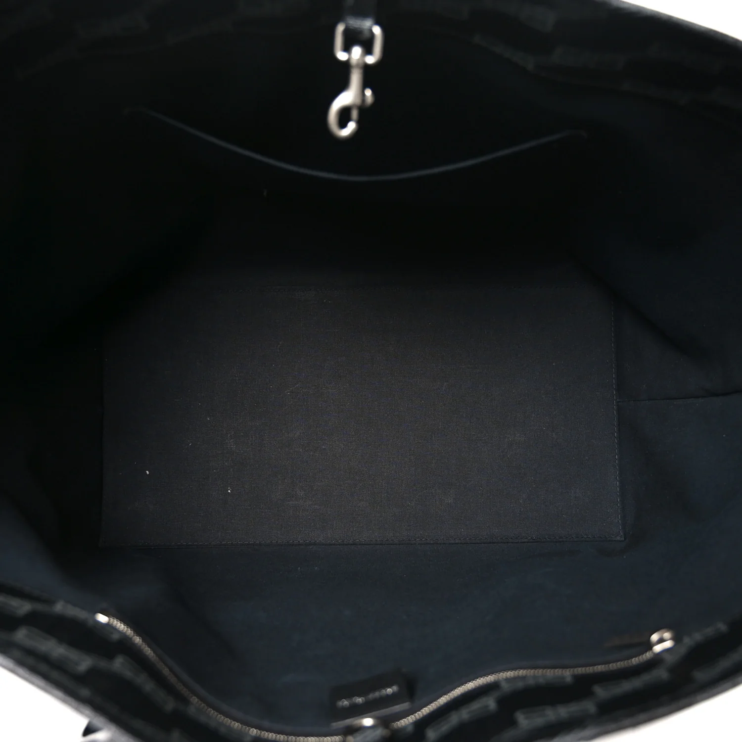 Balenciaga Coated Canvas BB Monogram Large Signature East West Shopper Bag Black Grey - Image 5