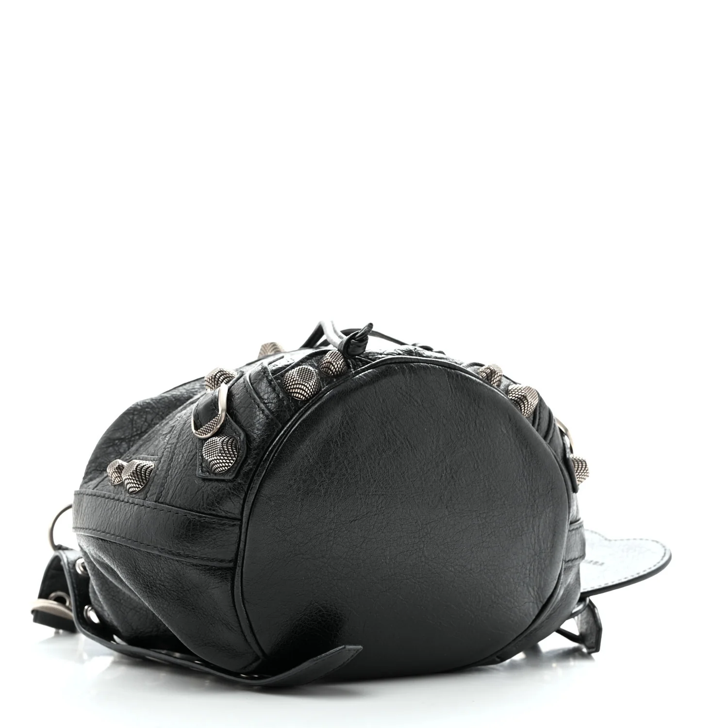 Balenciaga Agneau Arena Small Le Cagole Bucket Bag Black - Image 5