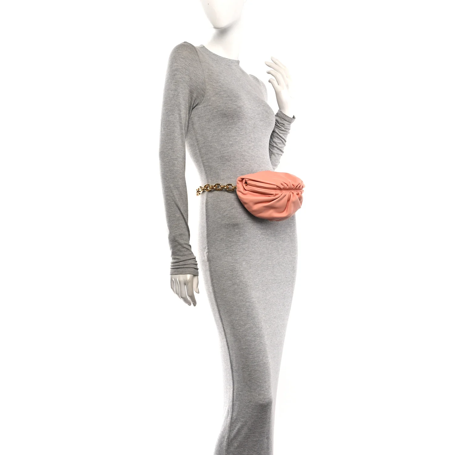 Bottega Veneta Nappa The Belt Chain Pouch Peachy - Image 2