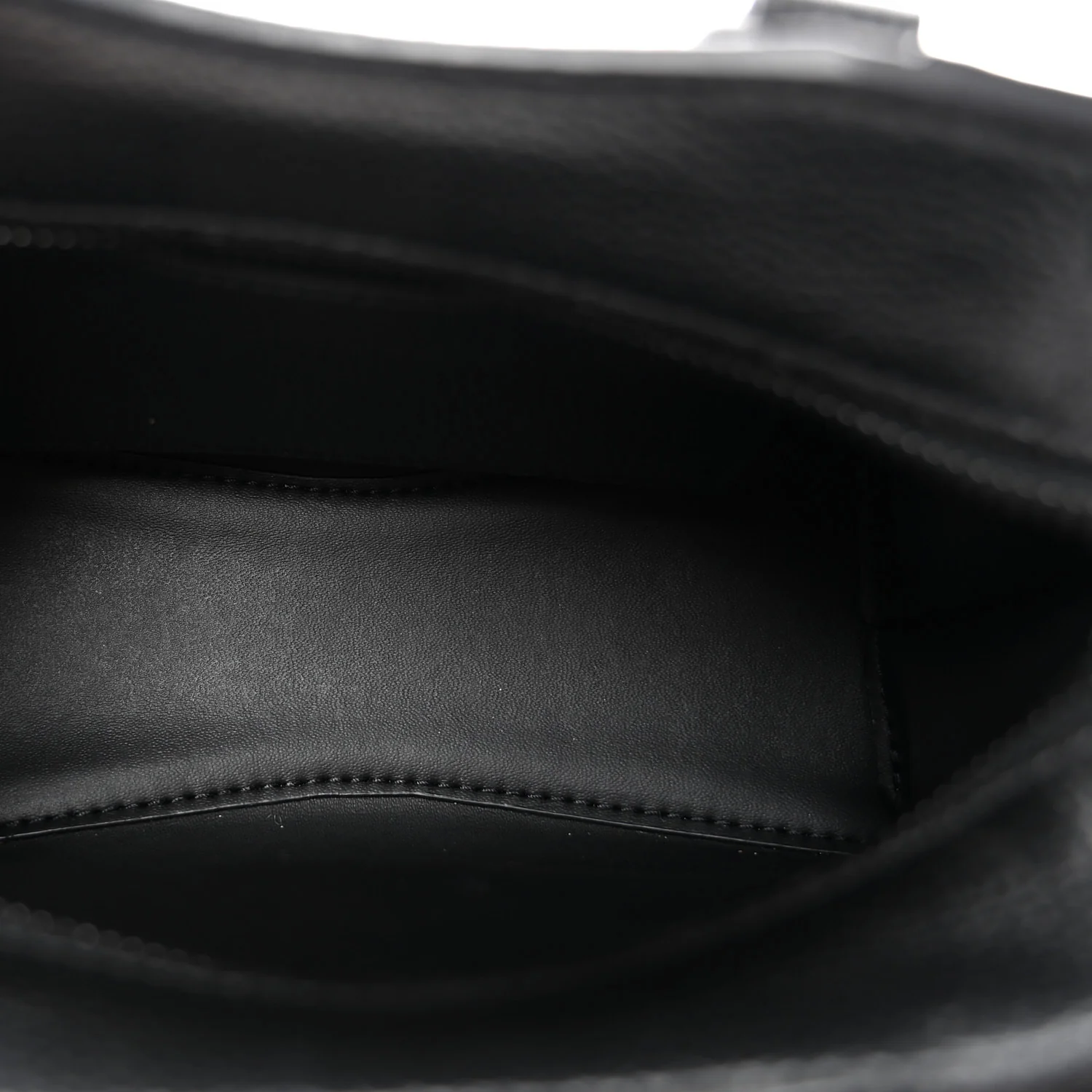 Balenciaga Grained Calfskin Neo Classic Black Hardware Nano City Crossbody Black - Image 5