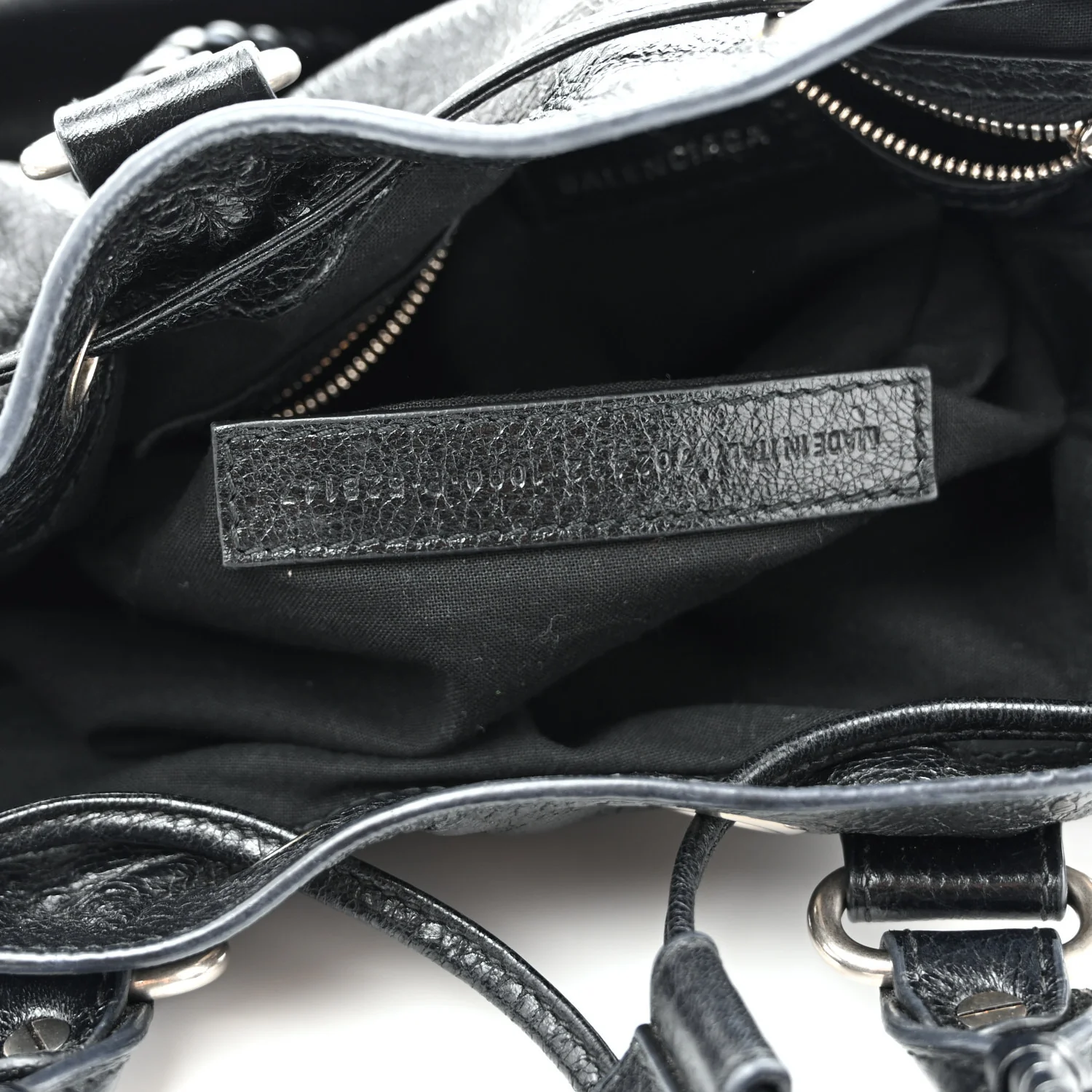 Balenciaga Agneau Arena Small Le Cagole Bucket Bag Black - Image 7