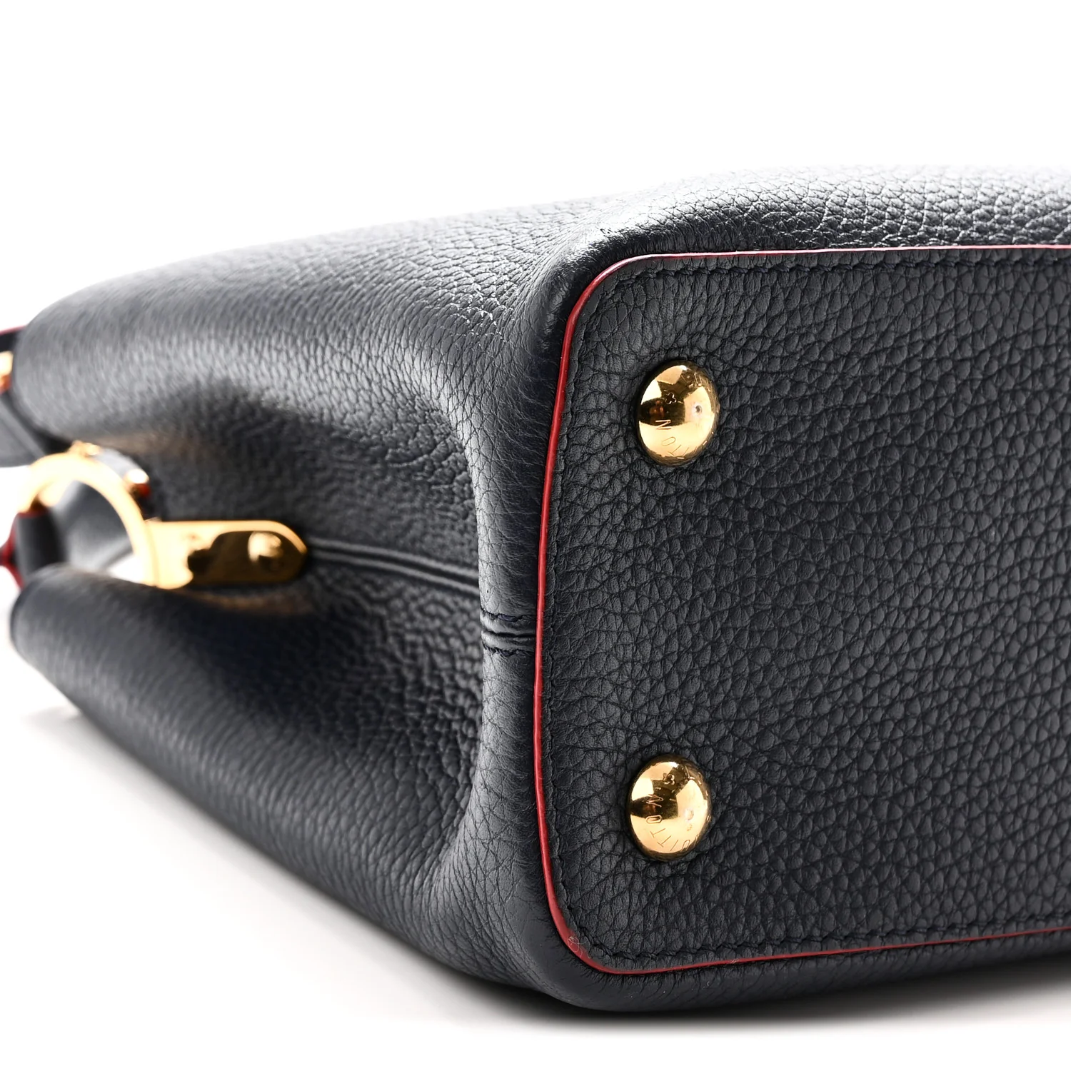Louis Vuitton Taurillon Capucines PM Marine Rouge - Image 8