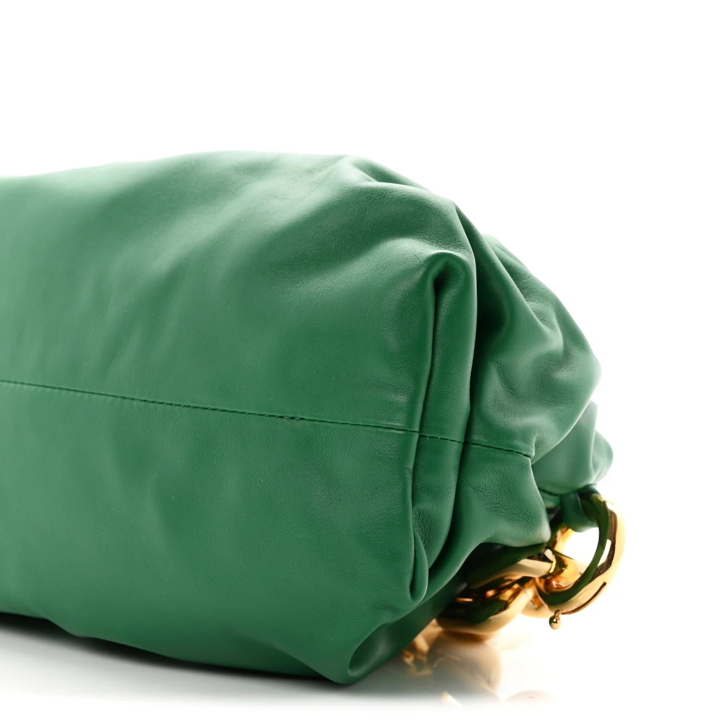 Bottega Veneta Calfskin The Pouch Chain Racing Green - Image 10