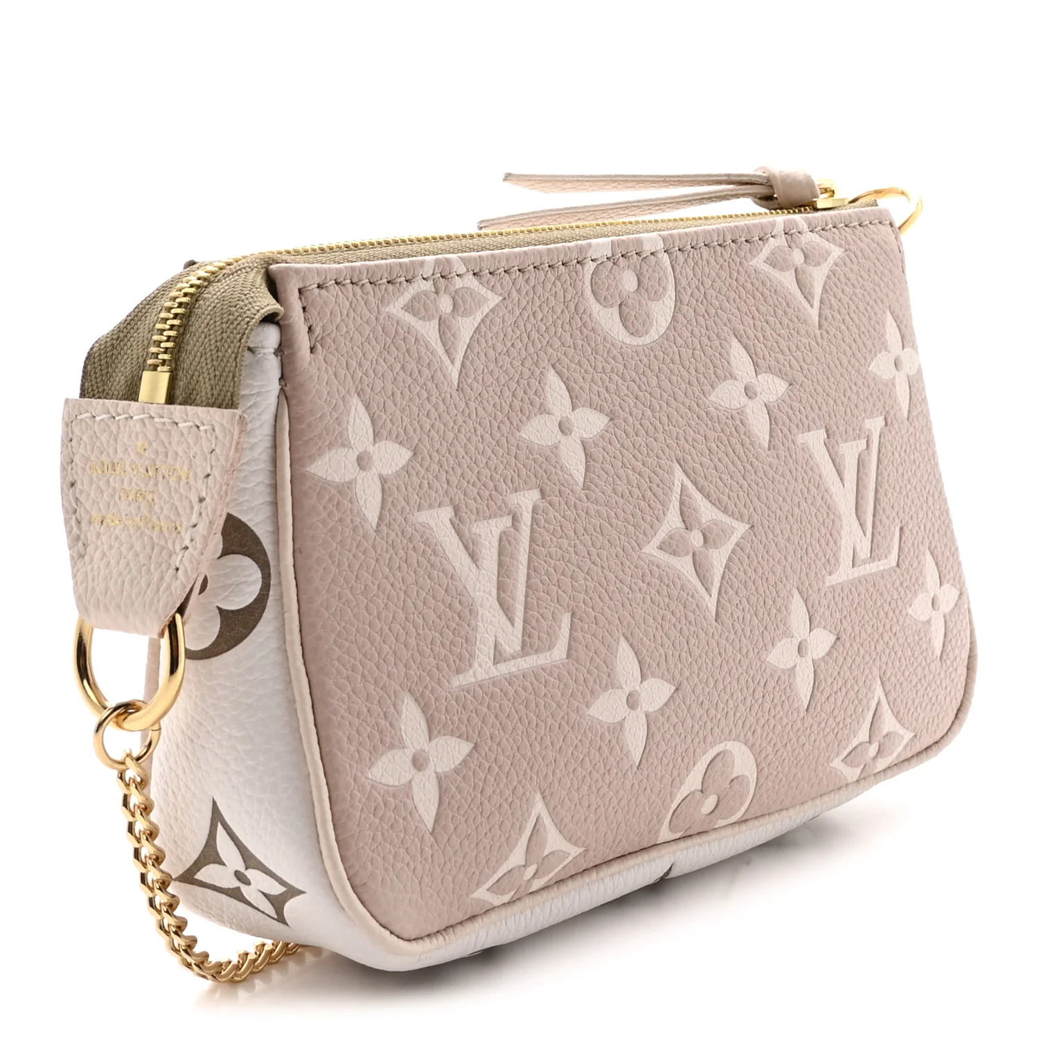Louis Vuitton Empreinte Spring in the City Mini Pochette Accessories Kaki Beige Cream - Image 3