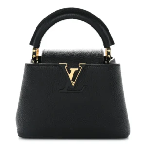 Louis Vuitton Taurillon Mini Capucines Black