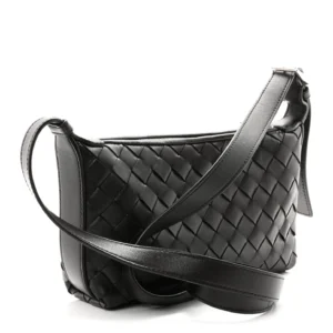 Bottega Veneta Calfskin Intrecciato Traveler Phone Pouch Fondant