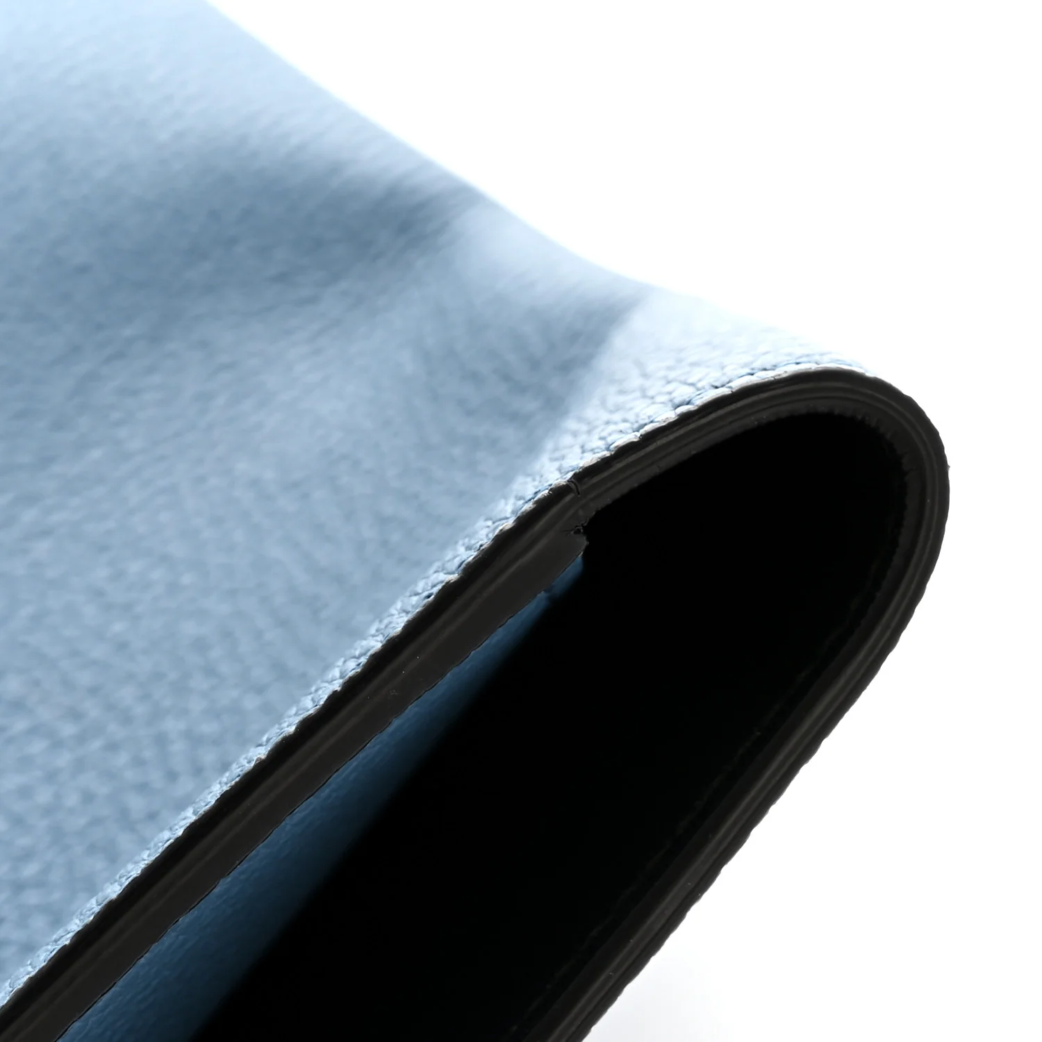 Alexander McQueen Calfskin Skull Envelope Clutch Blue - Image 11