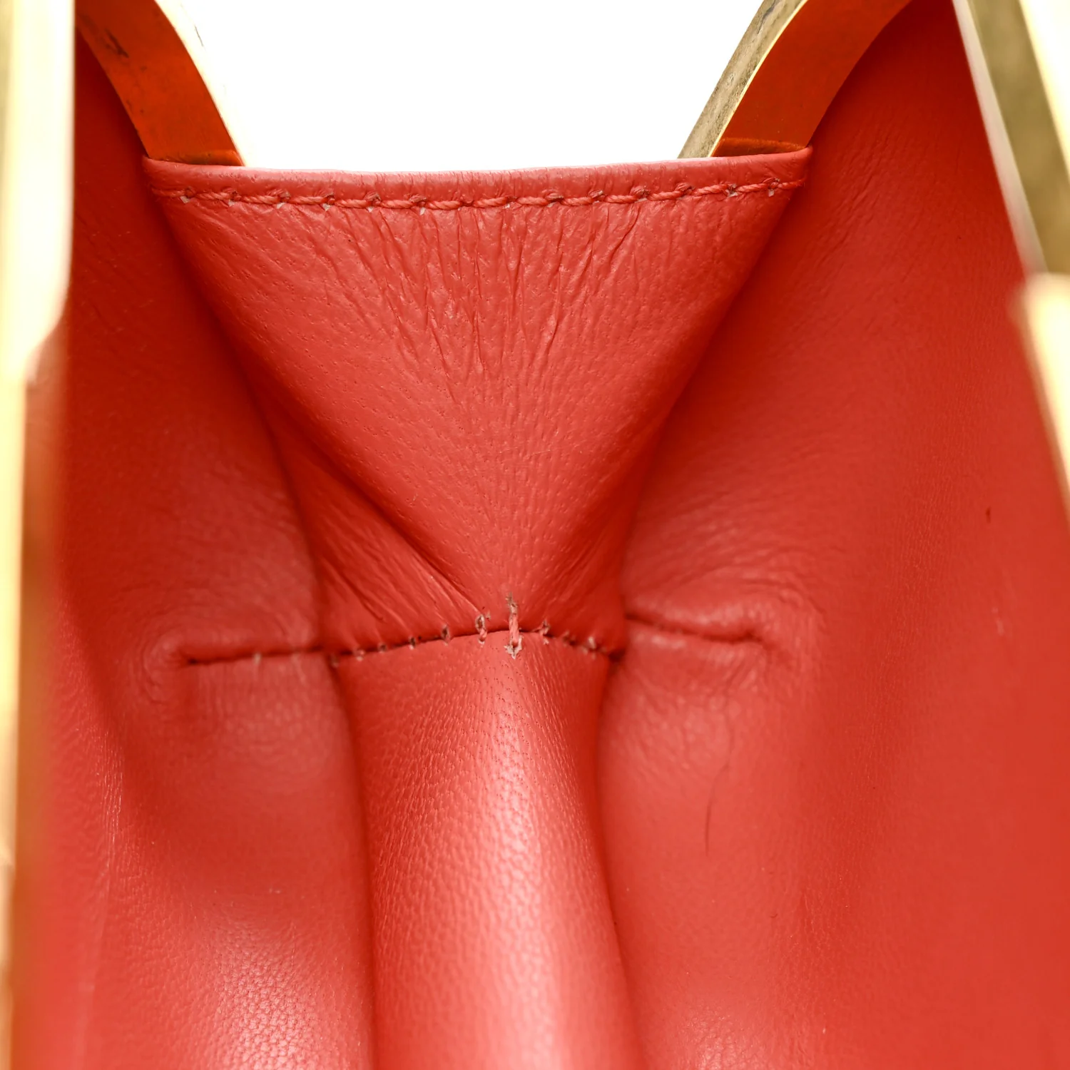Alexander McQueen Snakeskin Knuckle Box Clutch Orange - Image 12