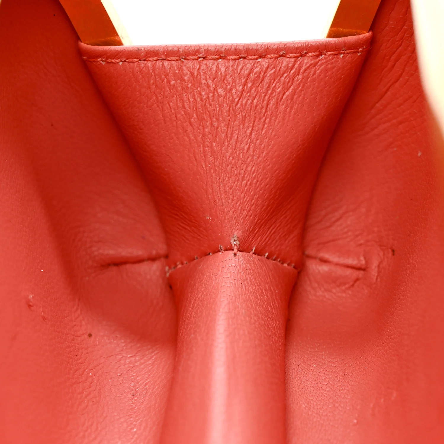 Alexander McQueen Snakeskin Knuckle Box Clutch Orange - Image 11