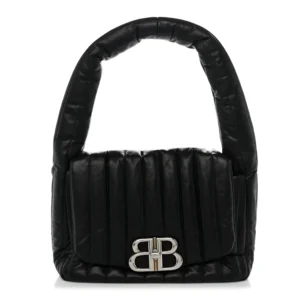 Balenciaga Thin Calfskin Small Monaco Sling Shoulder Bag Black