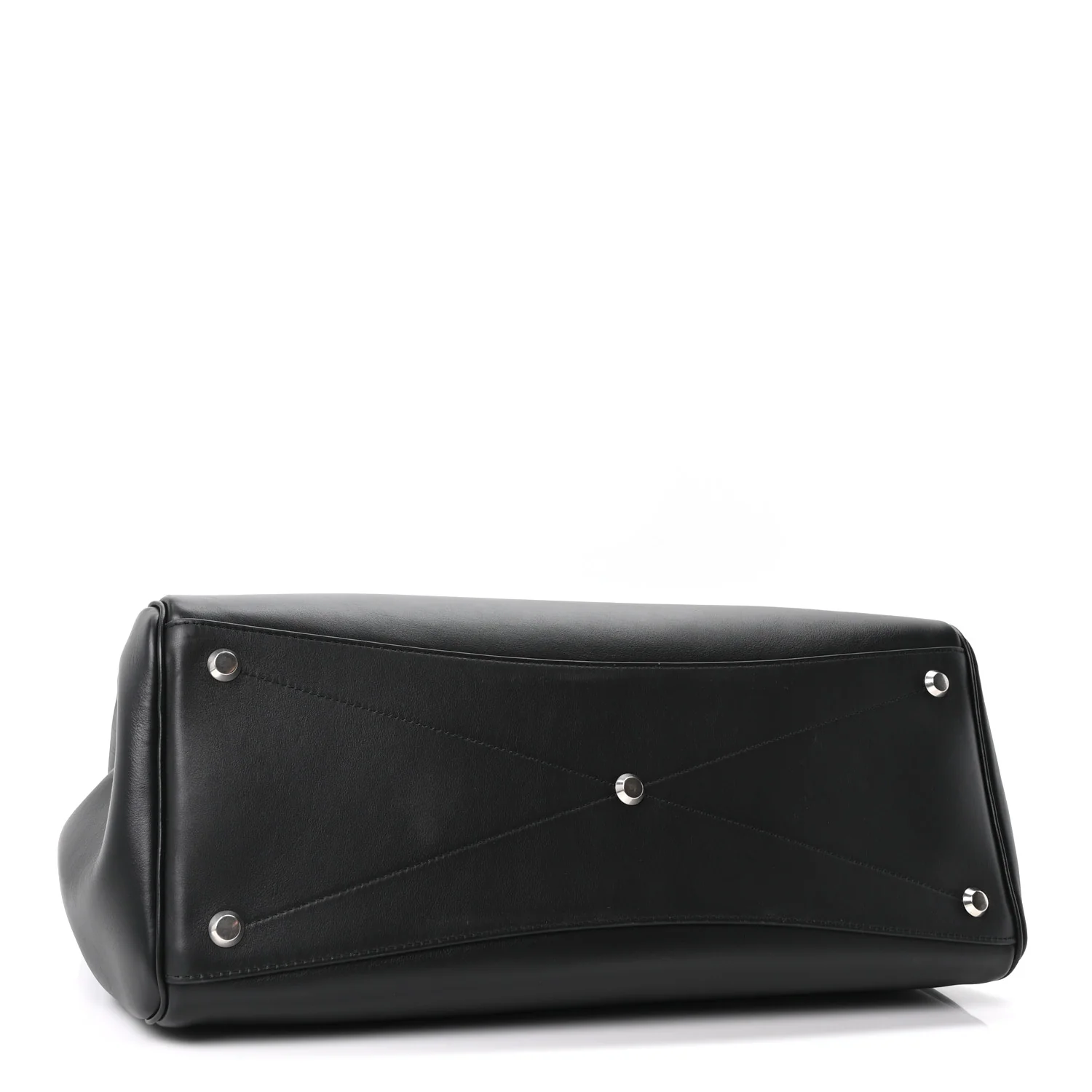 Balenciaga Smooth Calfskin Large Bel Air Carry All Bag Black - Image 3
