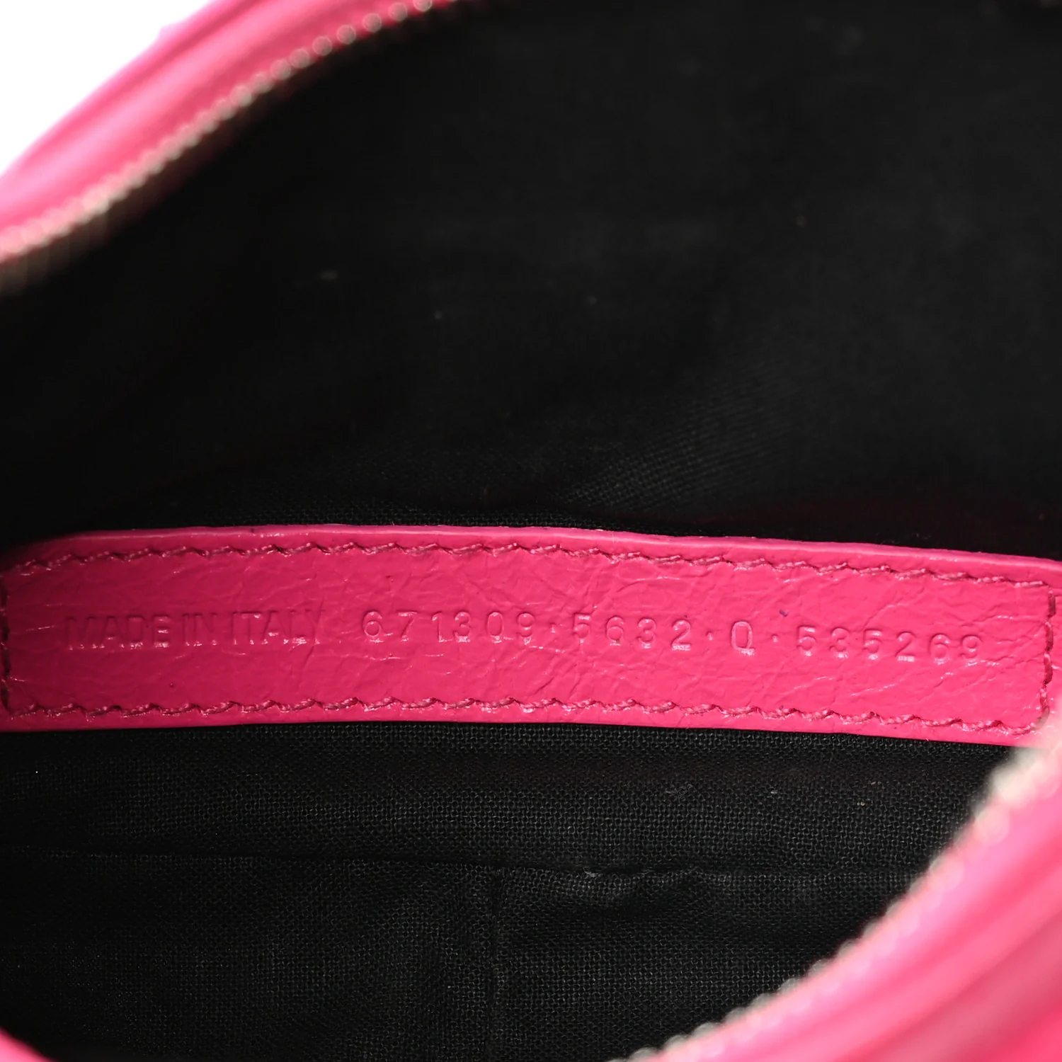 Balenciaga Agneau Arena Le Cagole Shoulder Bag XS Hot Pink - Image 8