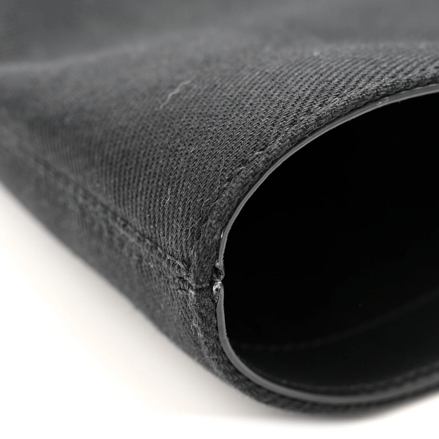 Alexander McQueen Canvas Calfskin T-Bar Shopping Bag Black - Image 12