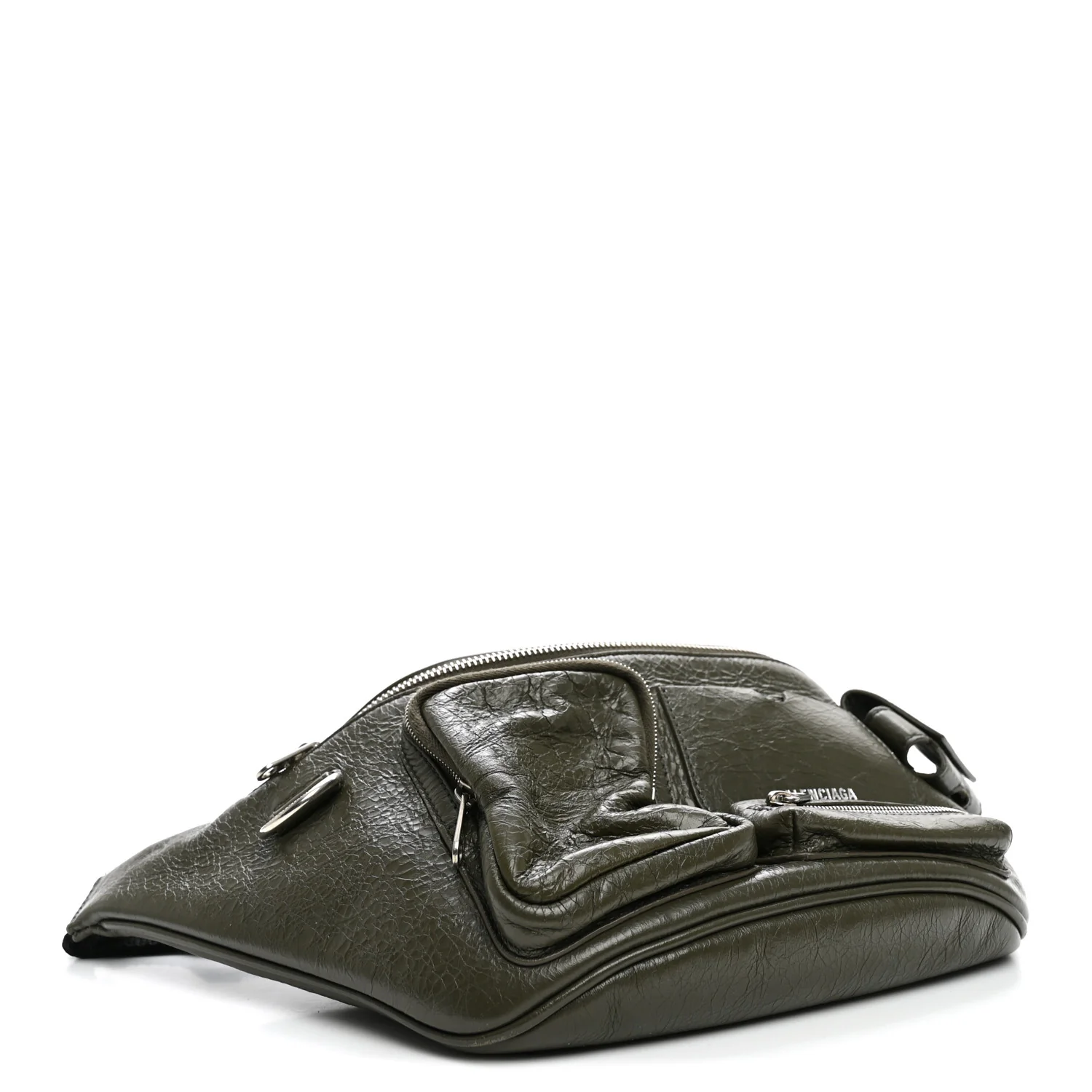 Balenciaga Agneau Arena Superbusy Belt Bag Khaki - Image 4