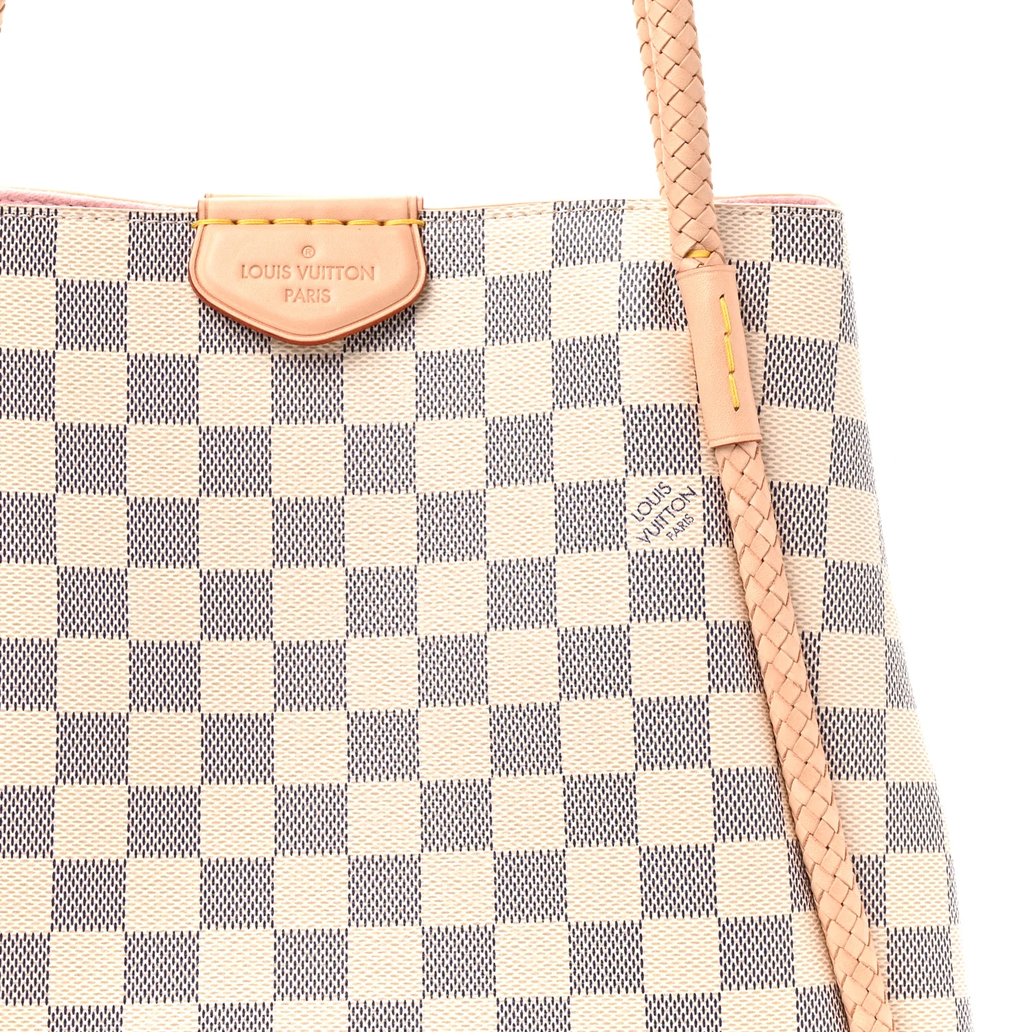 Louis Vuitton Damier Azur Propriano Rose Ballerine - Image 7