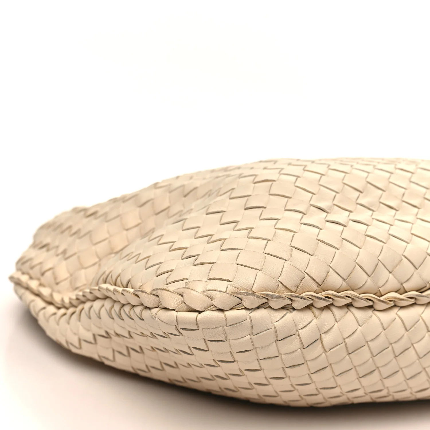 Bottega Veneta Nappa Intrecciato Large Belly Veneta Hobo White - Image 9
