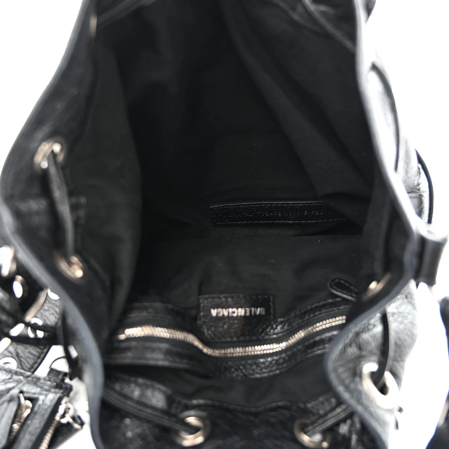 Balenciaga Agneau Arena Small Le Cagole Bucket Bag Black - Image 4