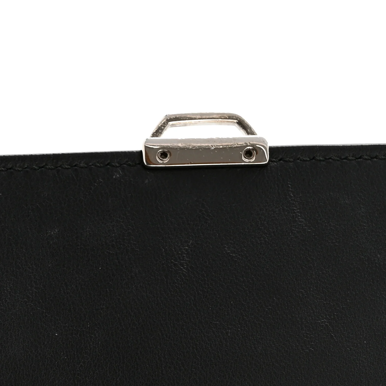 Alexander McQueen Calfskin Skull Envelope Clutch Blue - Image 10