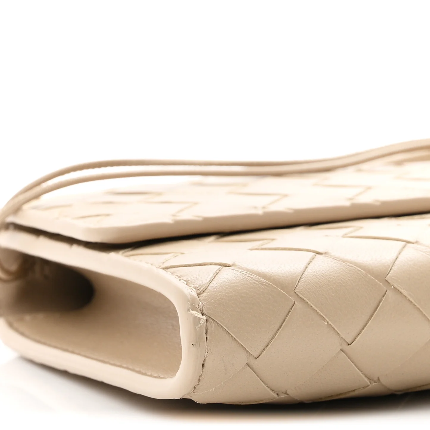 Bottega Veneta Nappa Intrecciato Long Andiamo Top Handle Clutch Ecru - Image 10