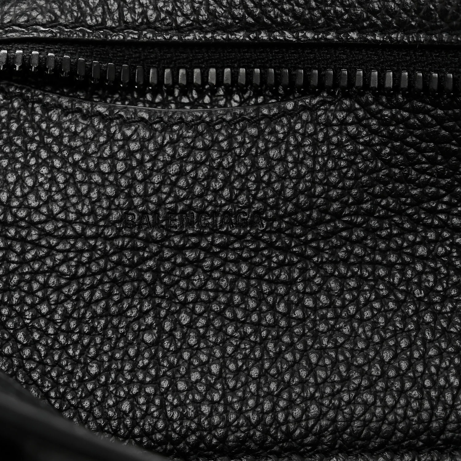 Balenciaga Grained Calfskin Neo Classic Black Hardware Nano City Crossbody Black - Image 6