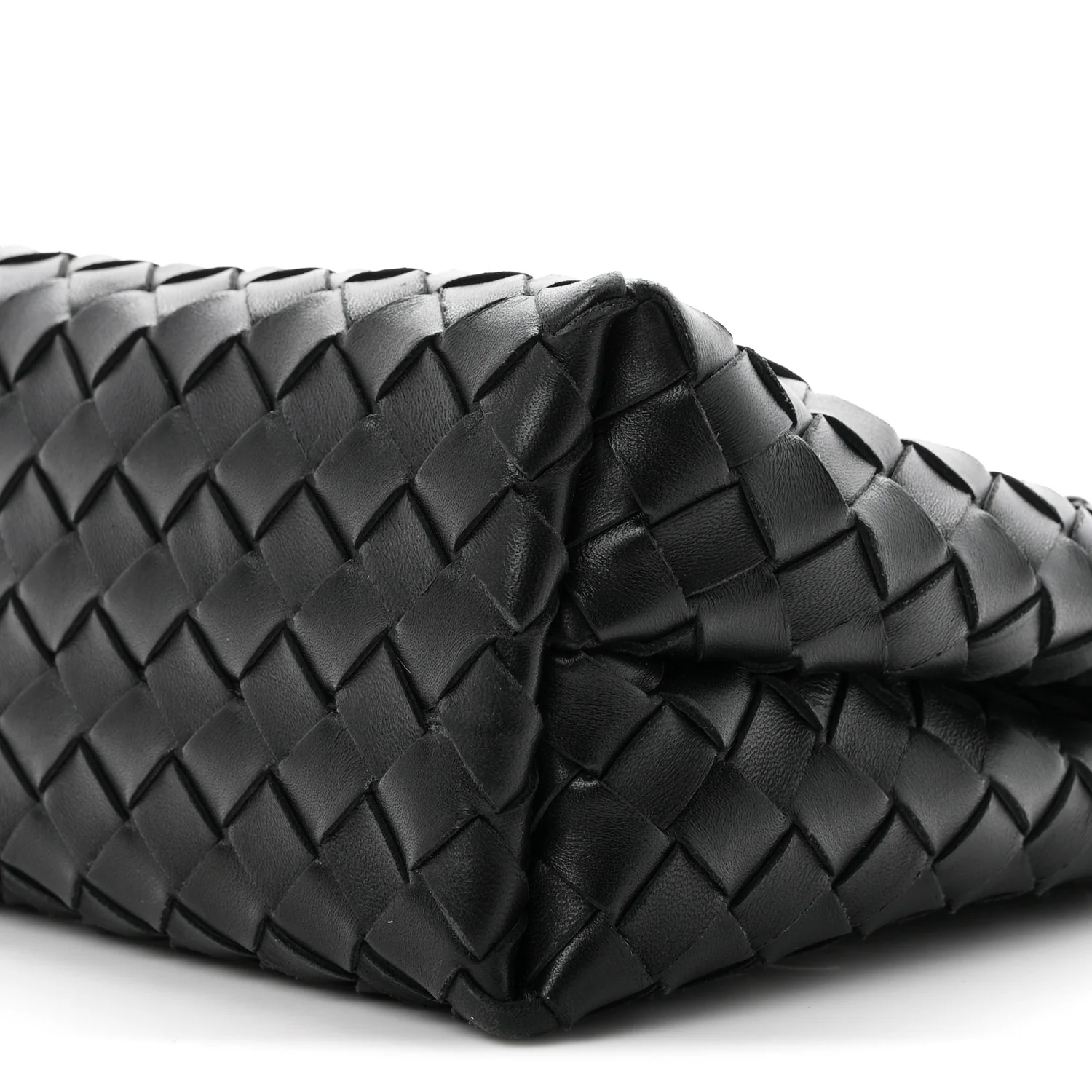 Bottega Veneta Nappa Intrecciato Small Andiamo Shoulder Bag Black - Image 9