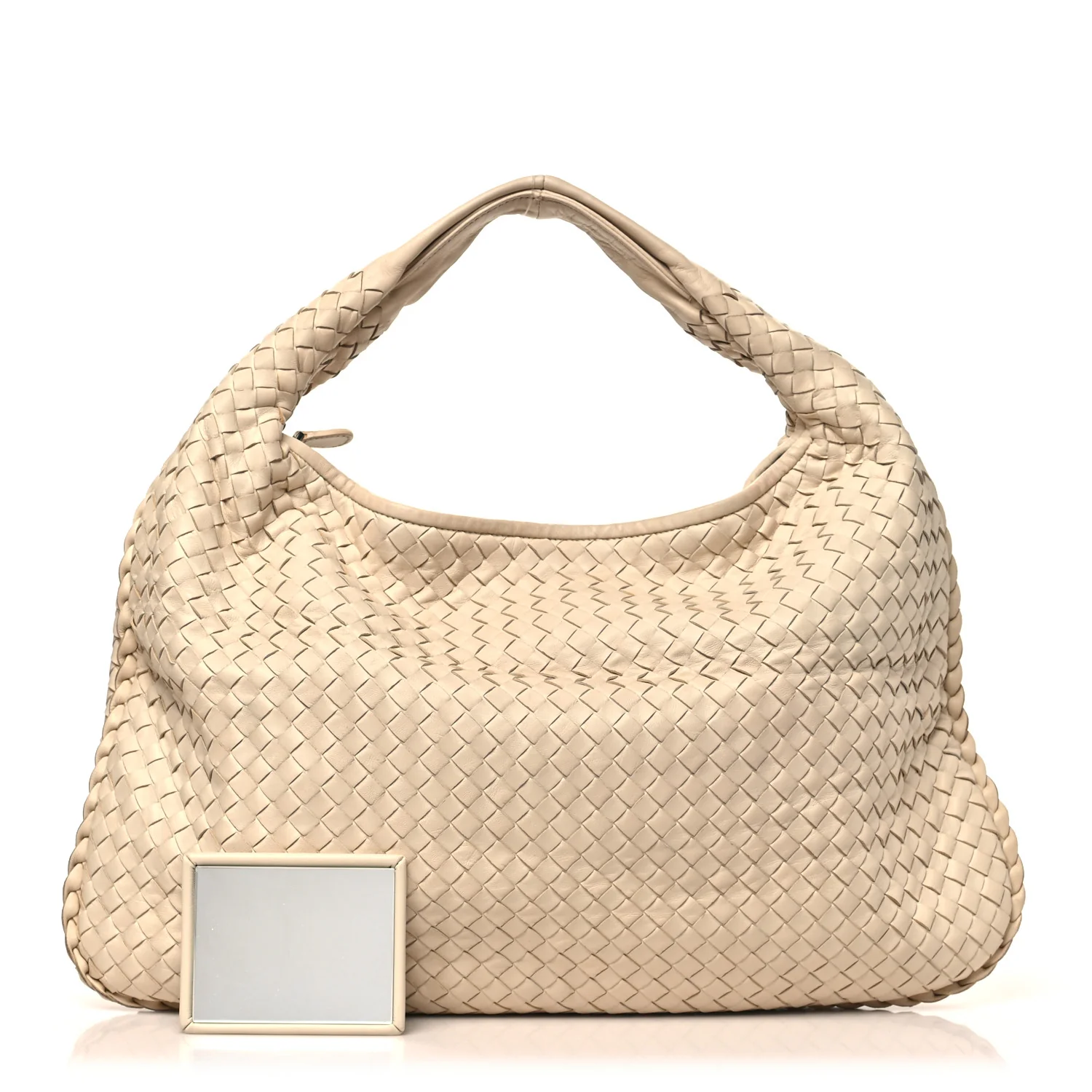Bottega Veneta Nappa Intrecciato Large Belly Veneta Hobo White - Image 2