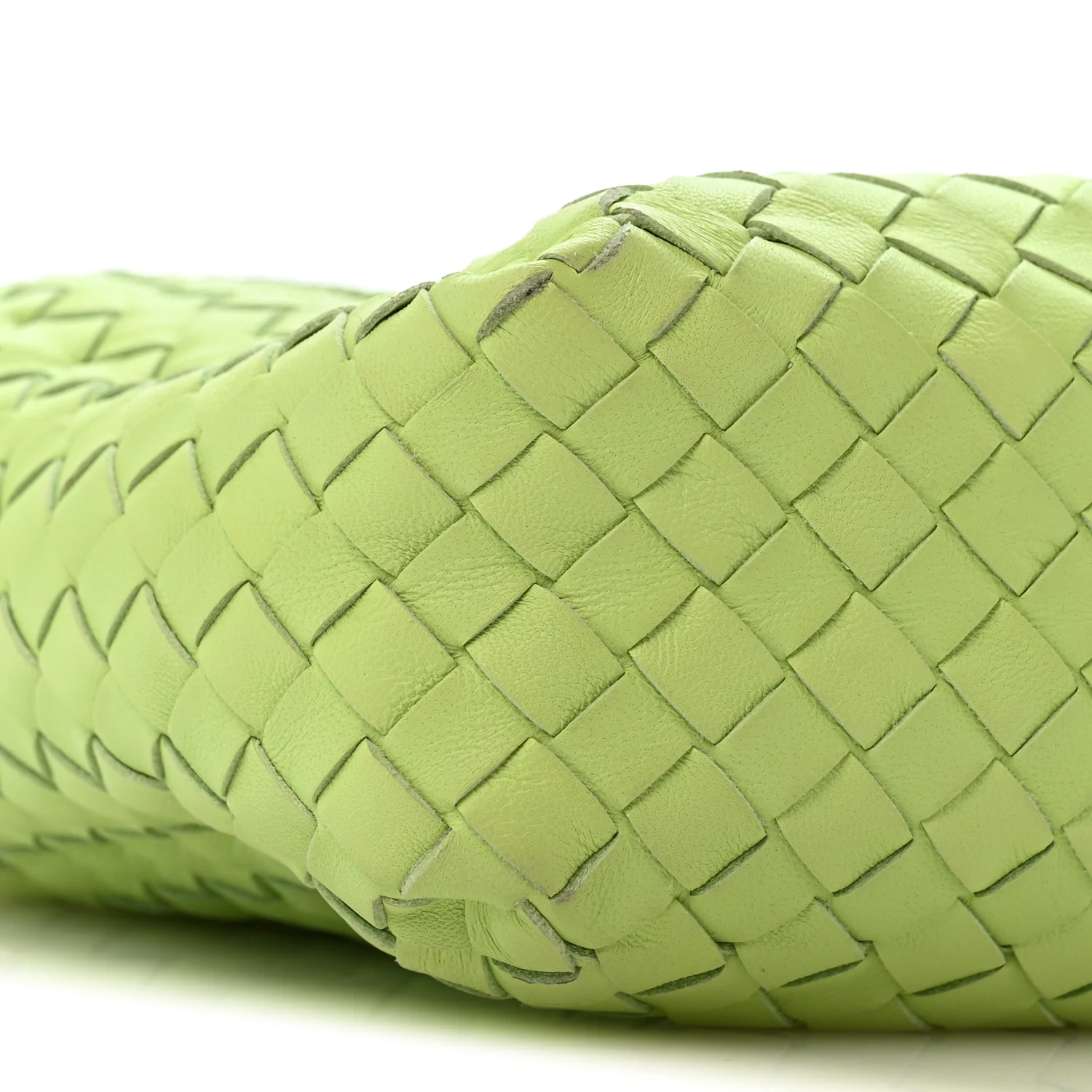 Bottega Veneta Nappa Intrecciato Small Camera Bag Acid Kiwi - Image 9