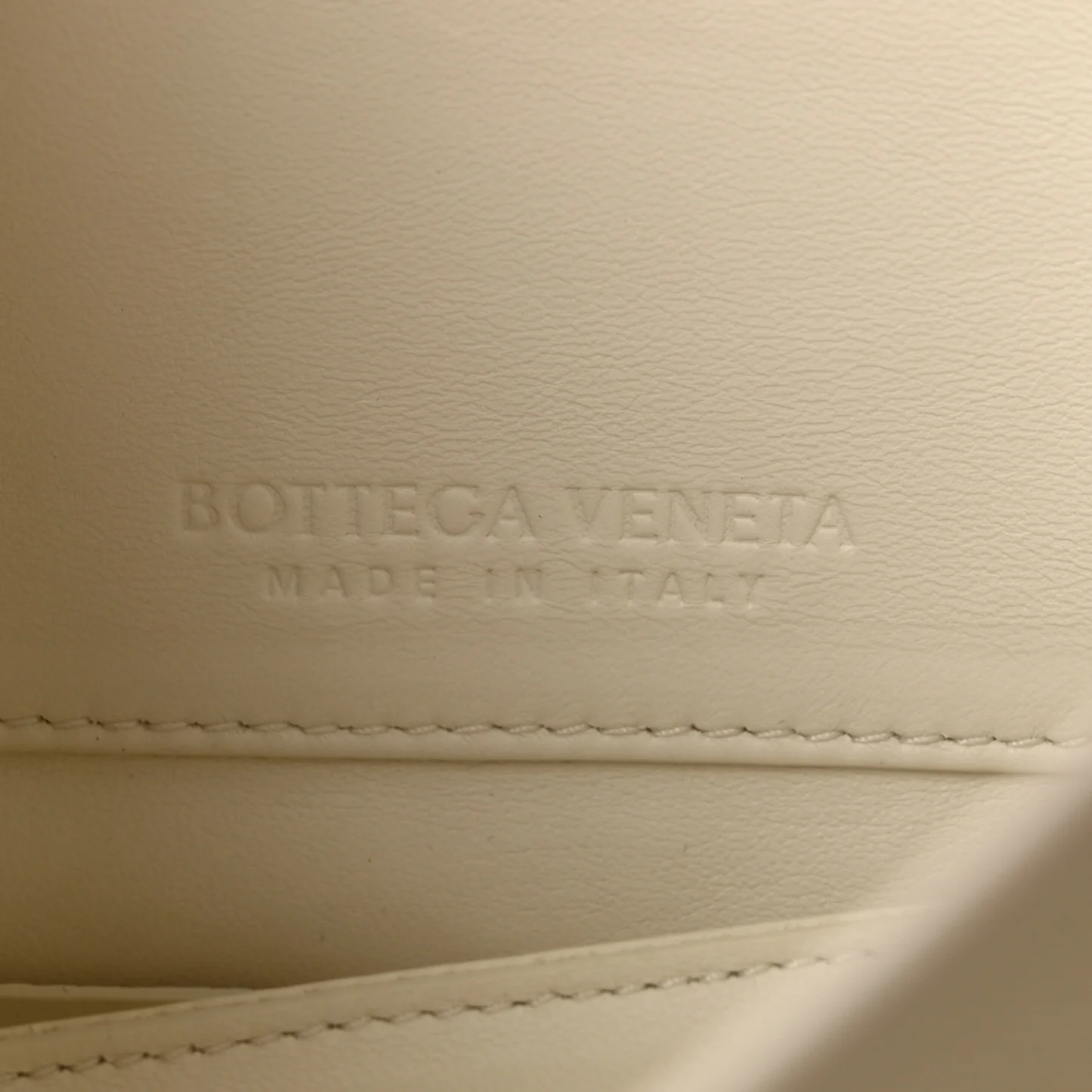 Bottega Veneta Calfskin Mount Envelope Bag White - Image 6