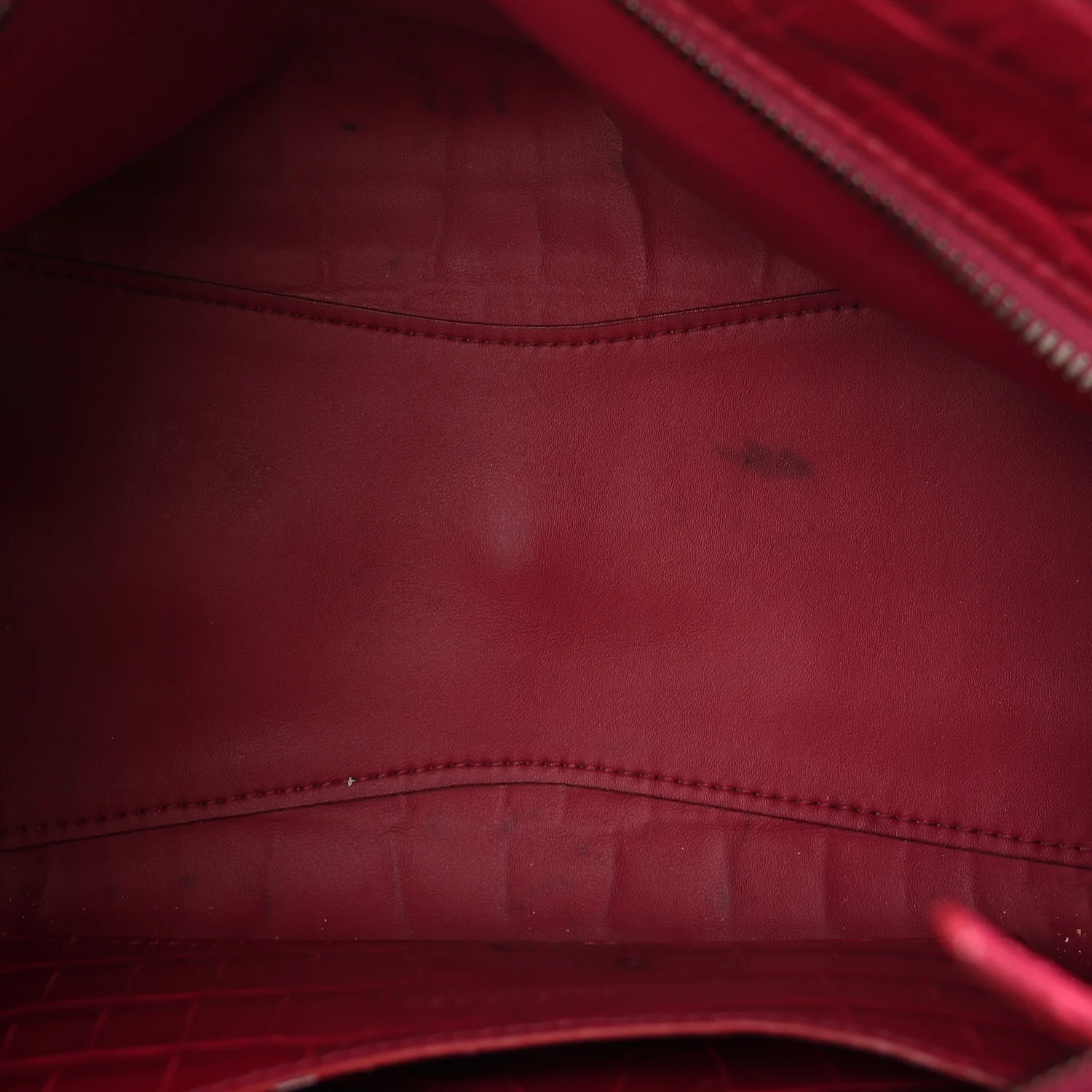 Balenciaga Calfskin Crocodile Embossed Neo Classic Silver Hardware S City Raspberry - Image 5