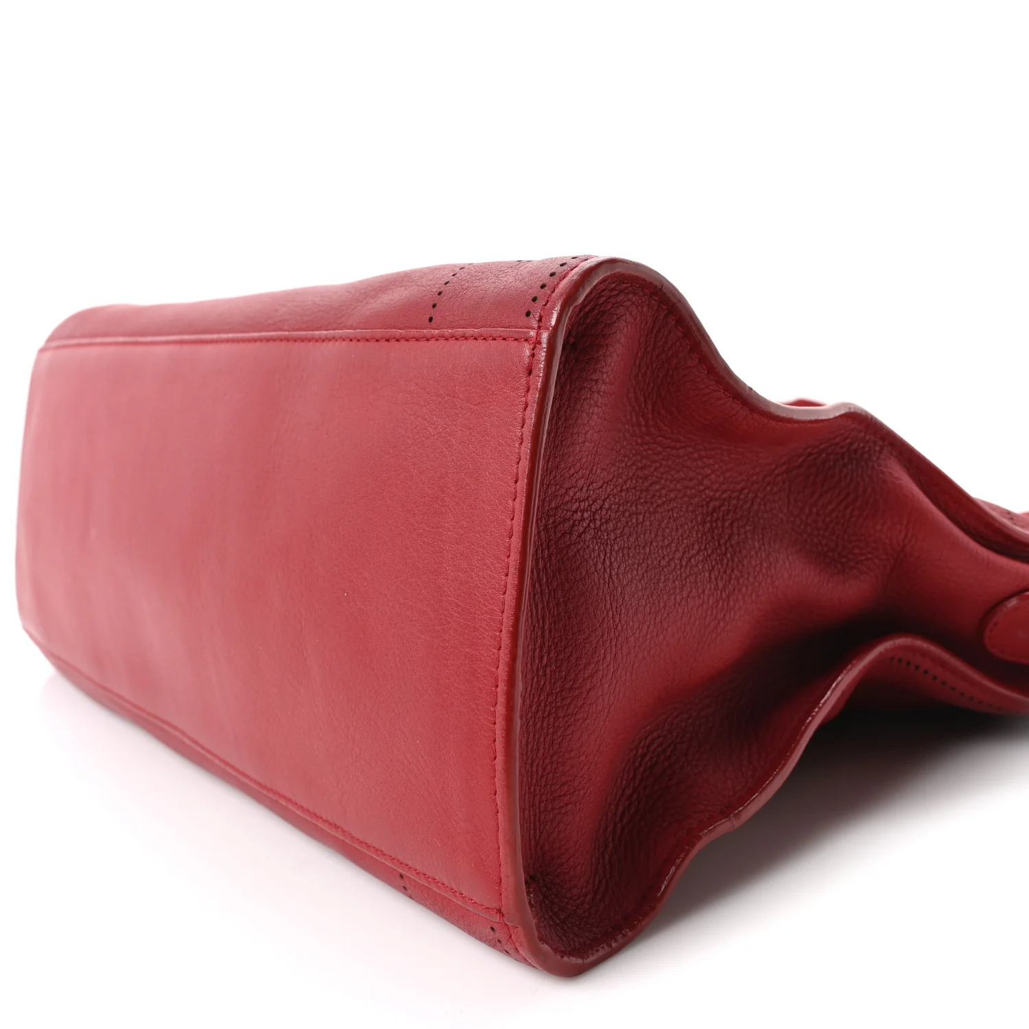 Balenciaga Veau Soyeux Perforated Blackout City Rouge Groseille - Image 10