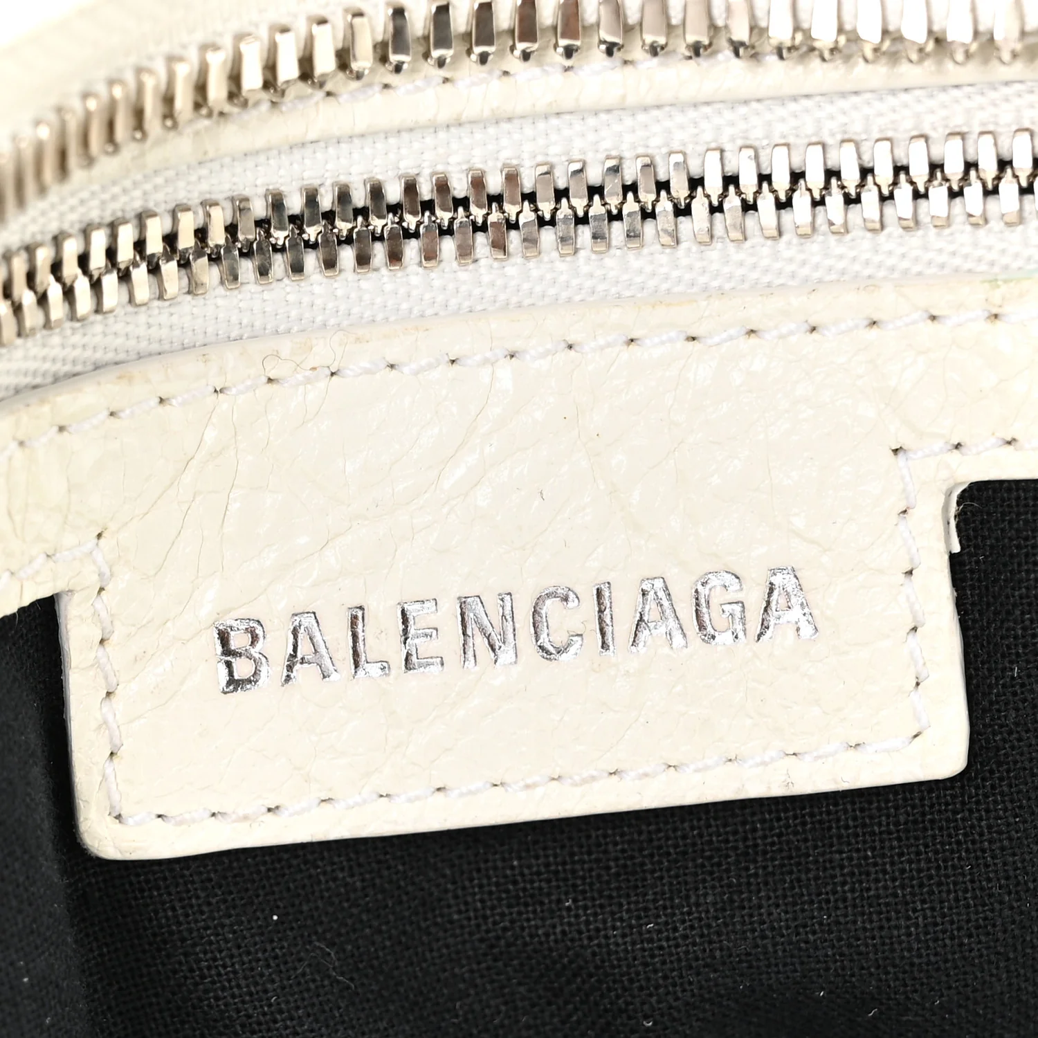 Balenciaga Agneau Arena Neo Cagole City Handbag Optic White - Image 6