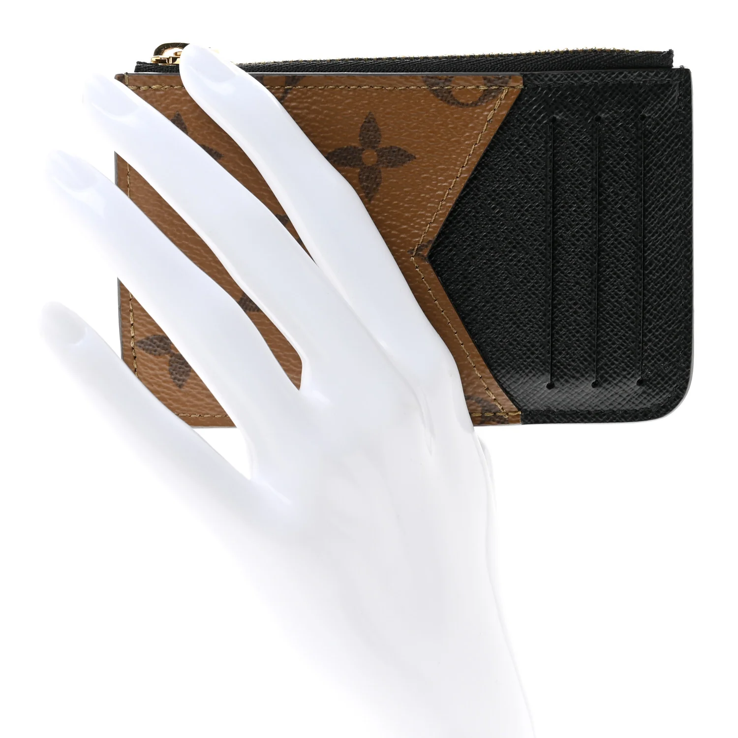 Louis Vuitton Reverse Monogram Zipped Romy Card Holder - Image 3
