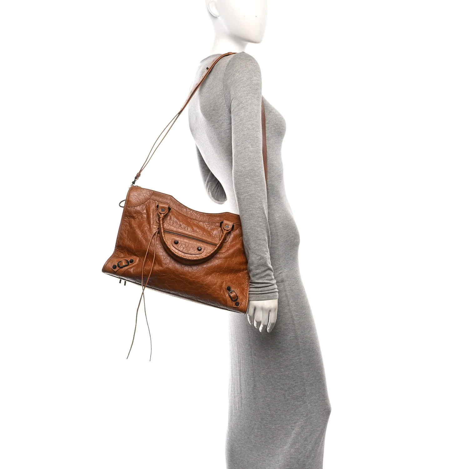 Balenciaga Agneau Arena Classic Hardware Medium Le City Camel - Image 2