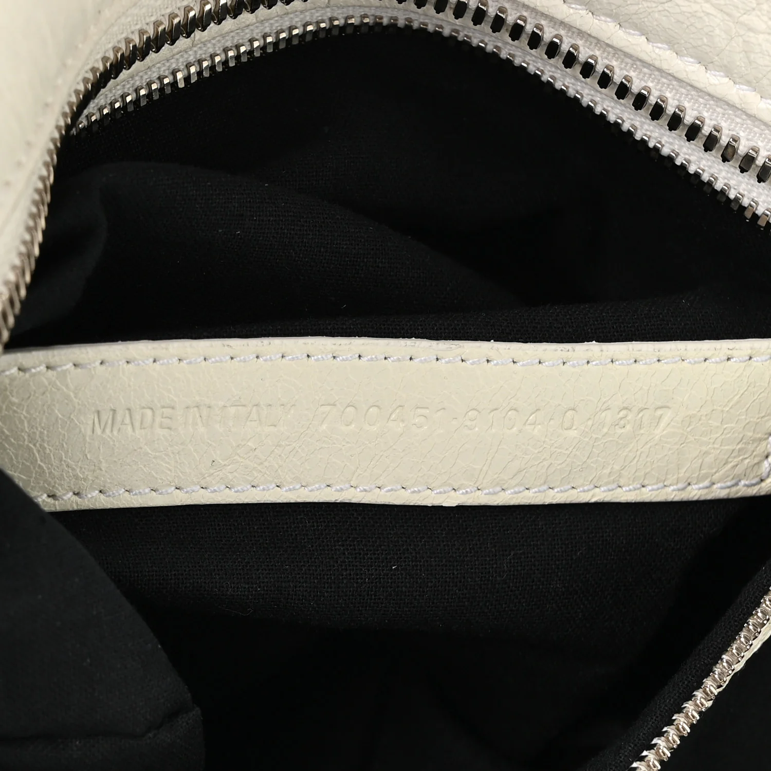 Balenciaga Agneau Arena Neo Cagole City Handbag Optic White - Image 7