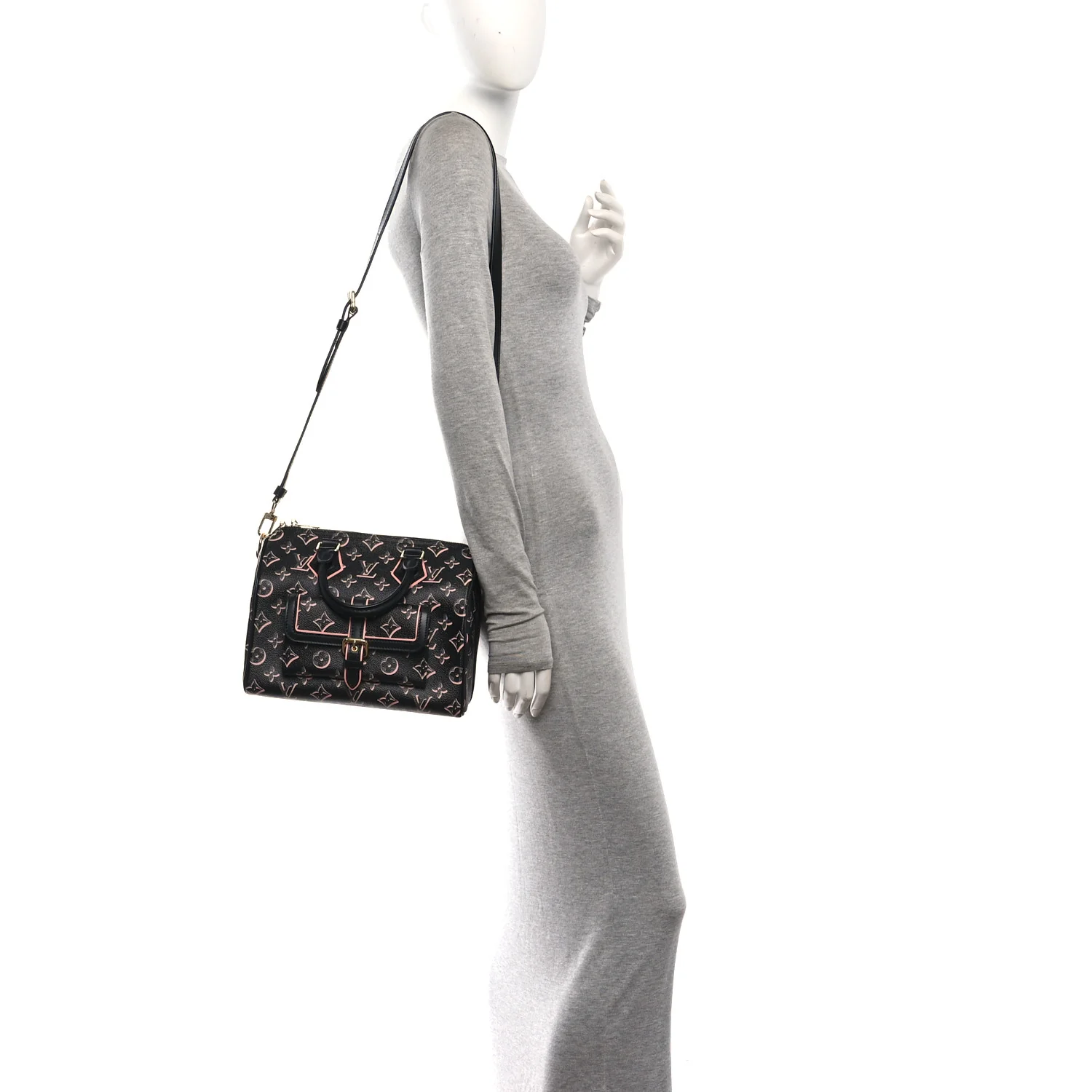 Louis Vuitton Monogram Fall for You Speedy Bandouliere 25 Black - Image 2
