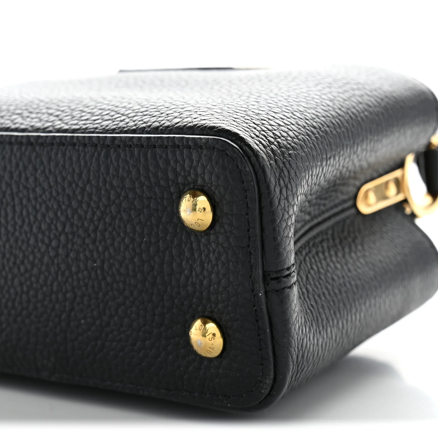 Louis Vuitton Taurillon Mini Capucines Black - Image 10