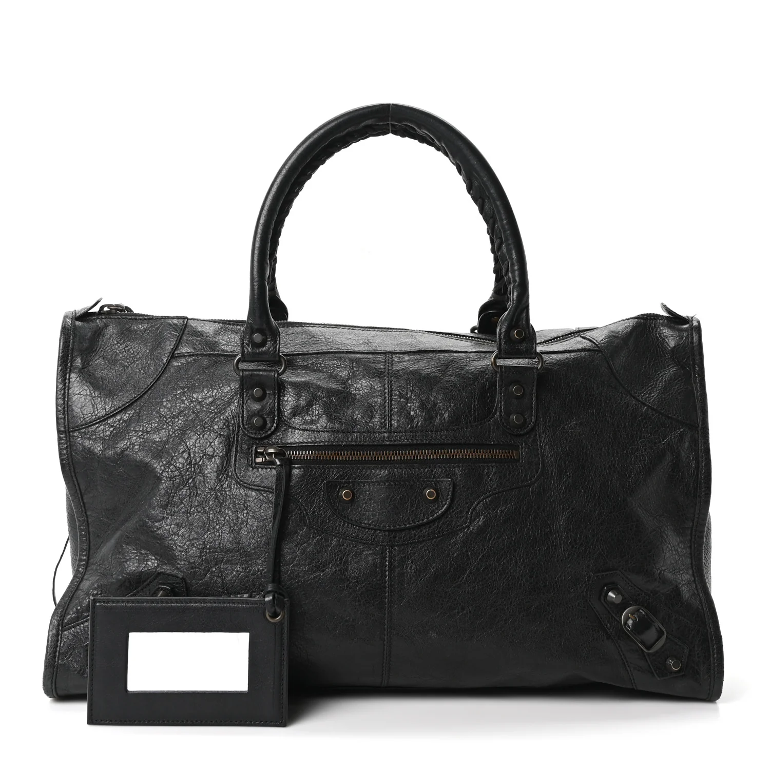 Balenciaga Agneau Classic Hardware Work Black - Image 3