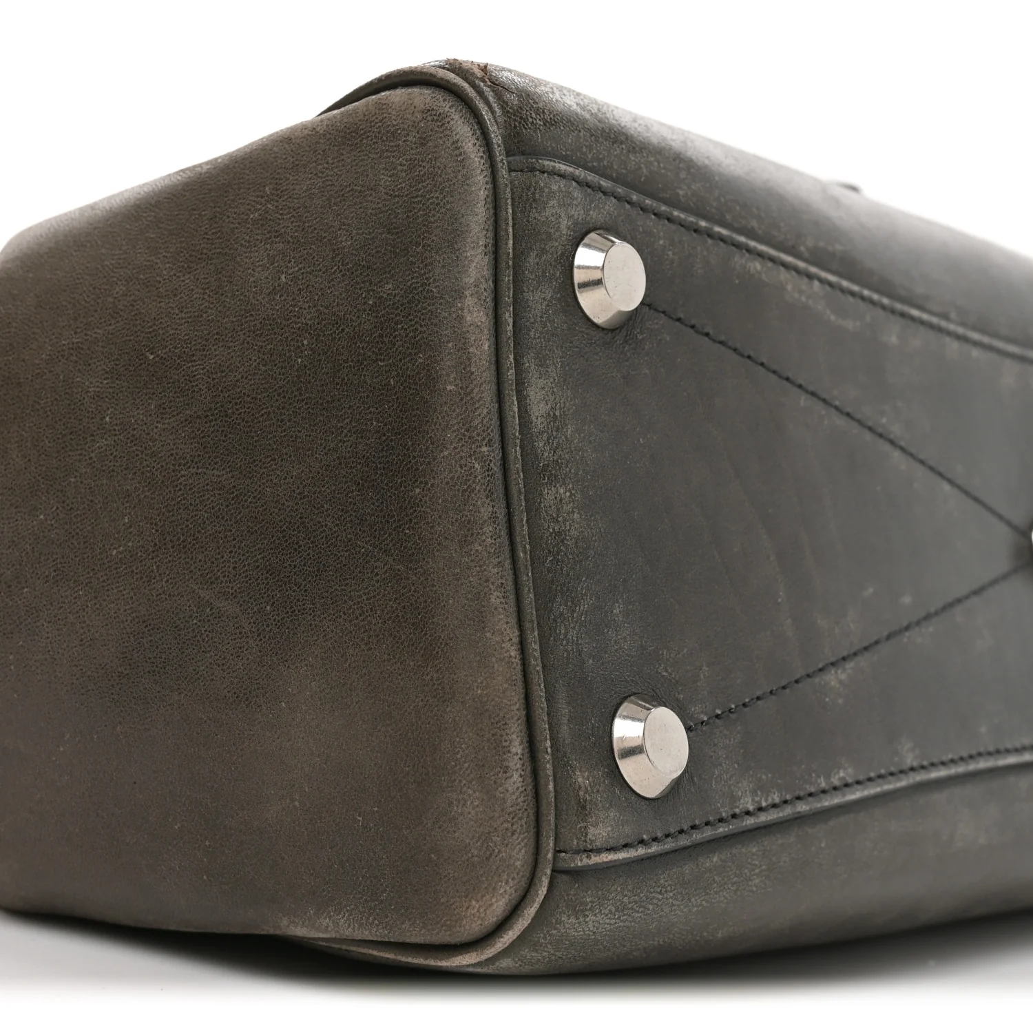Balenciaga Vegetable Tanned Lambskin Small Bel Air Carry All Bag Grey - Image 8