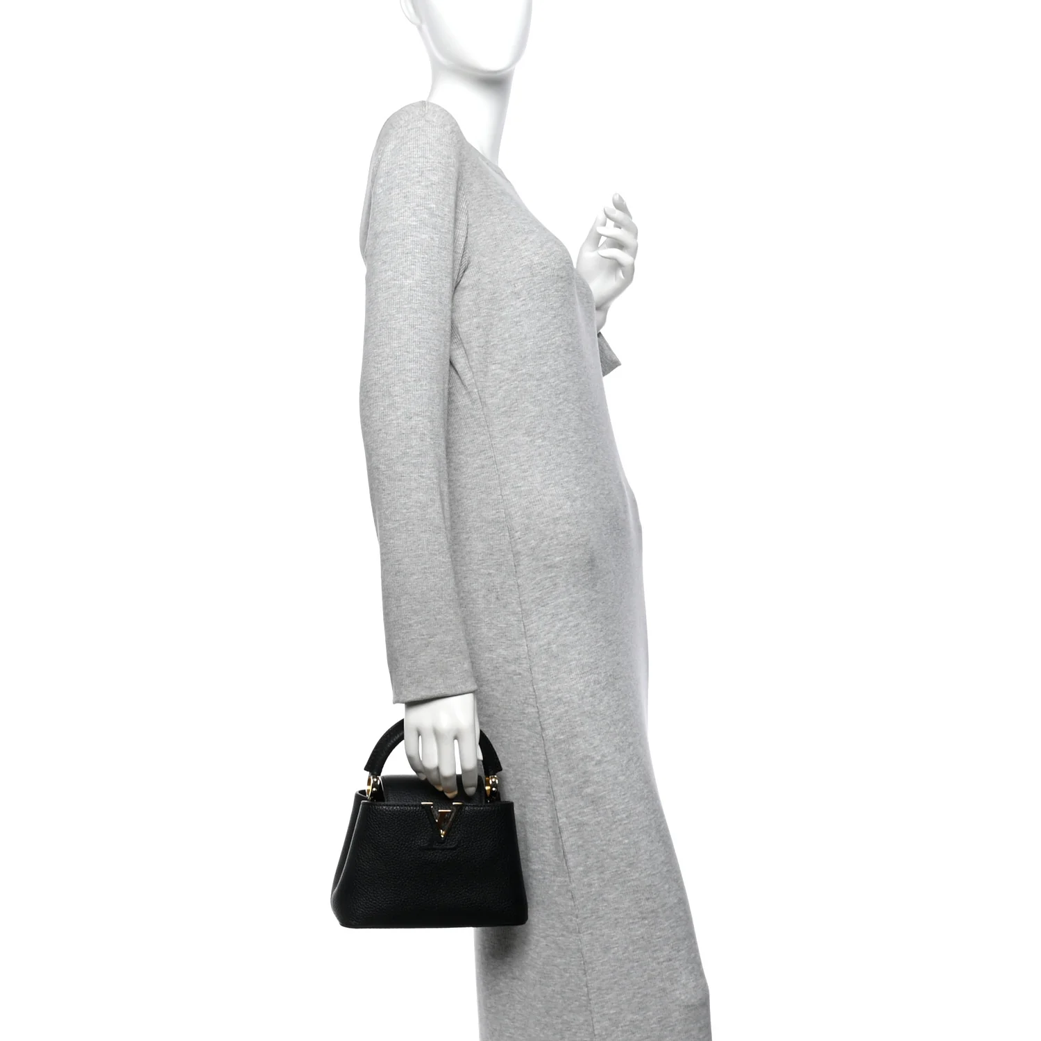 Louis Vuitton Taurillon Mini Capucines Black - Image 2