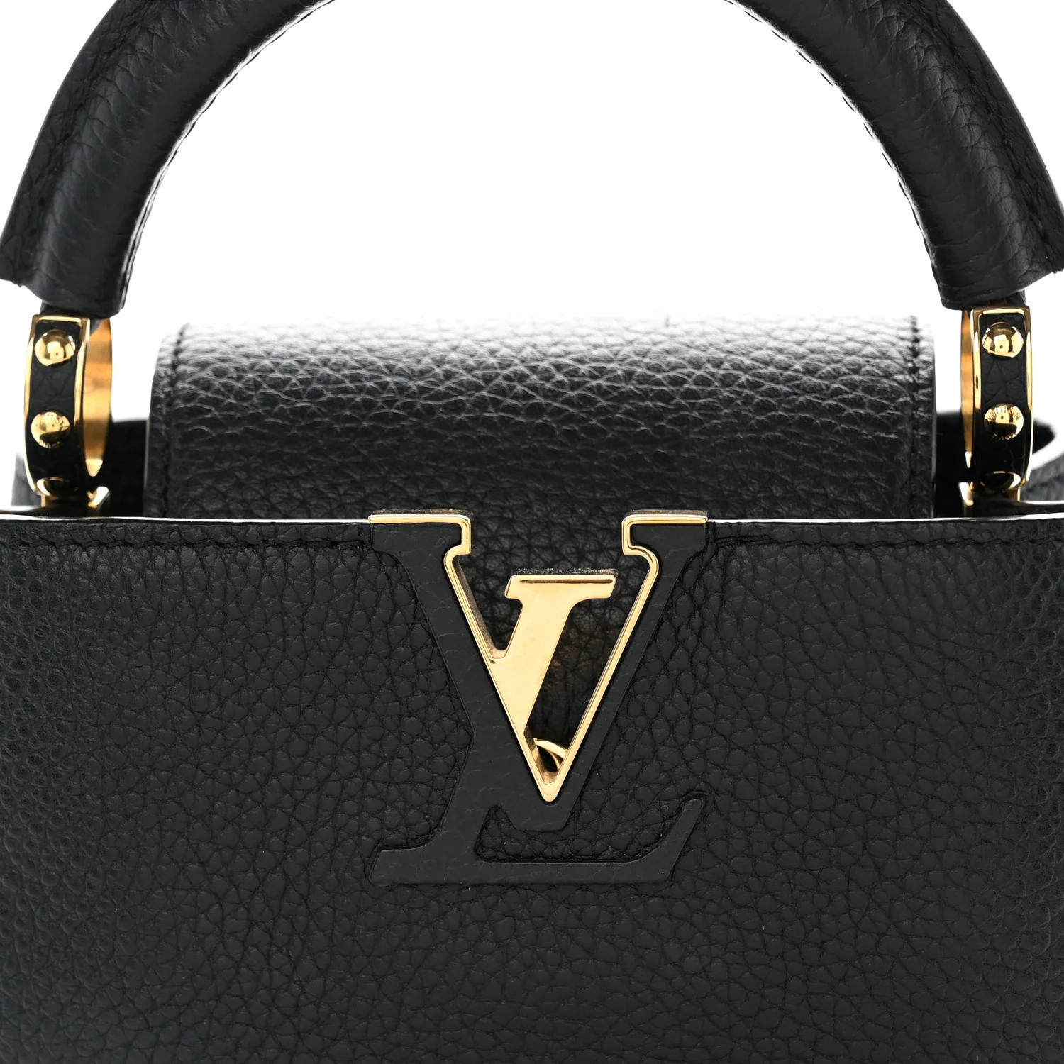 Louis Vuitton Taurillon Mini Capucines Black - Image 8